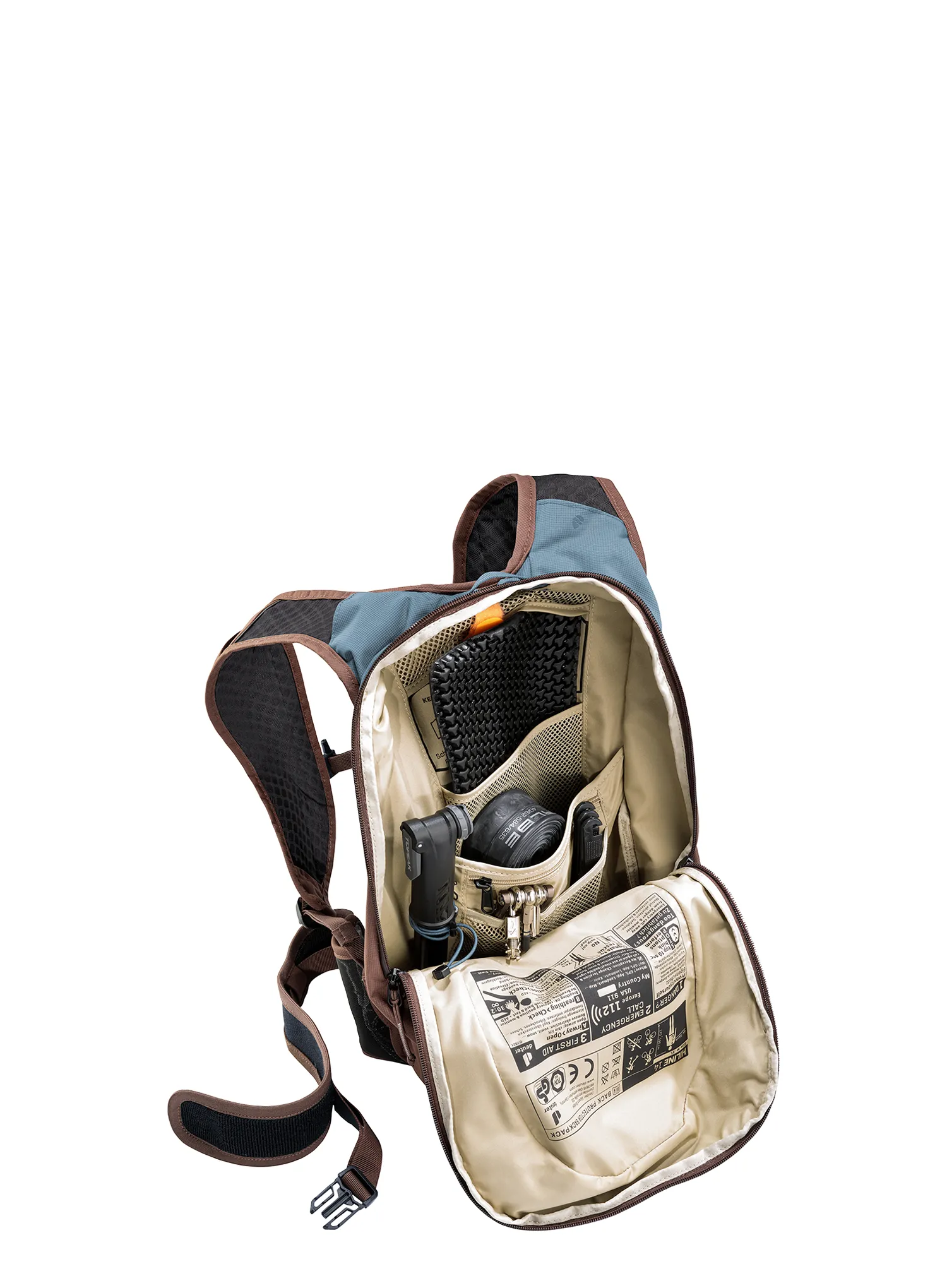 Kolesarski nahrbtnik Deuter Hiline 14 - atlantic/raisin