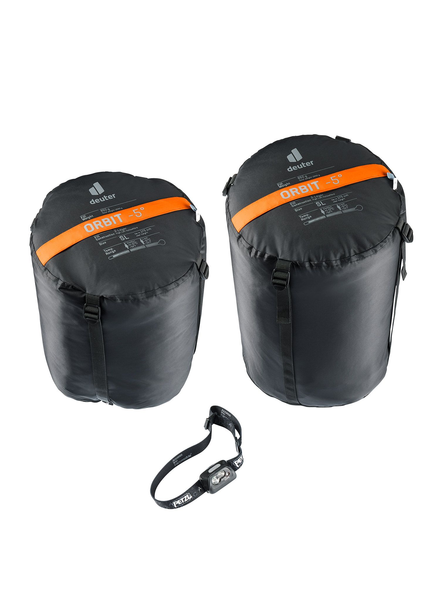 Ženska spalna vreča Deuter Orbit -5 SL (175 cm) - chestnut/sage
