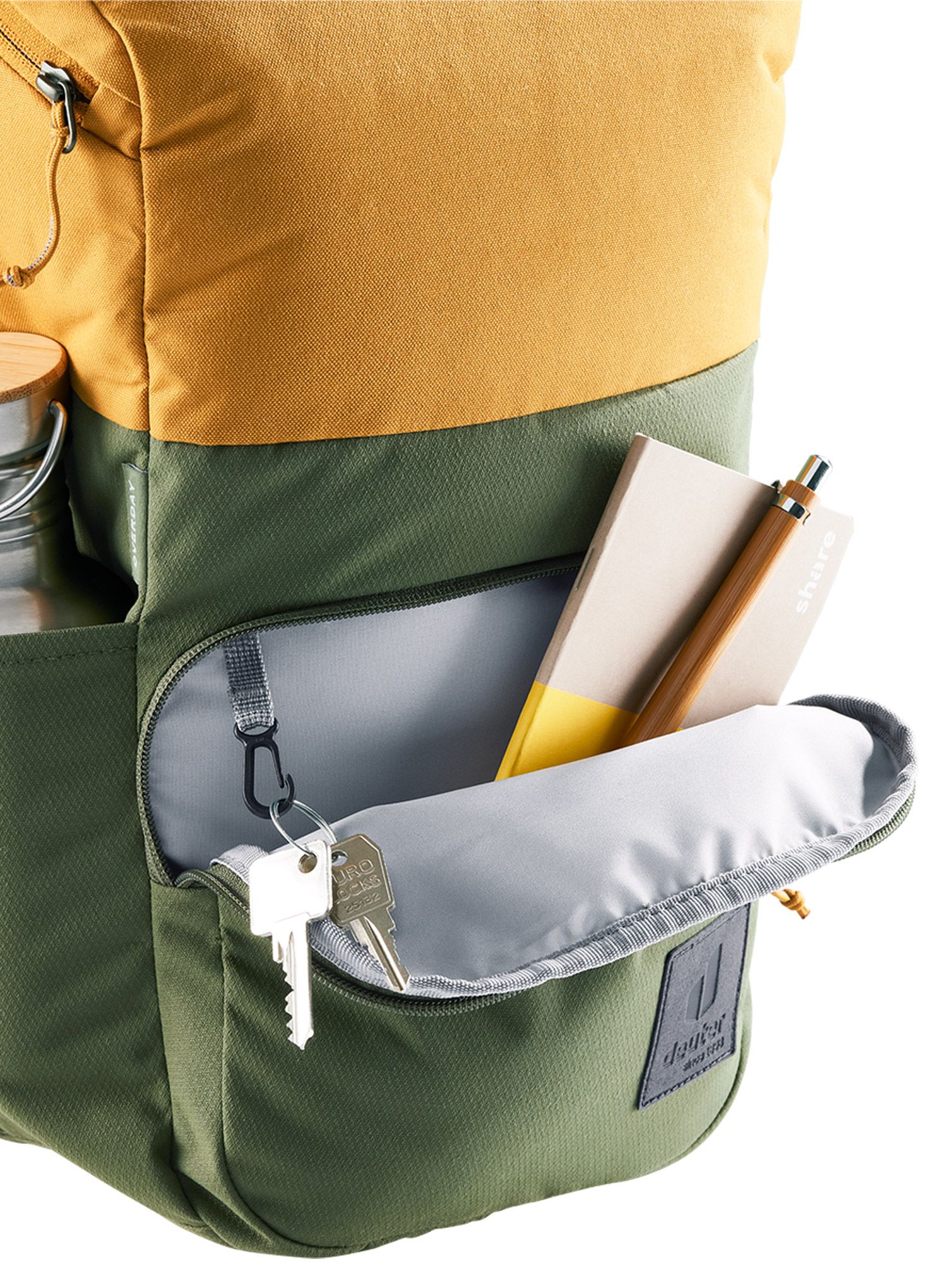 Otroški mestni nahrbtnik Deuter Overday - khaki/cinnamon