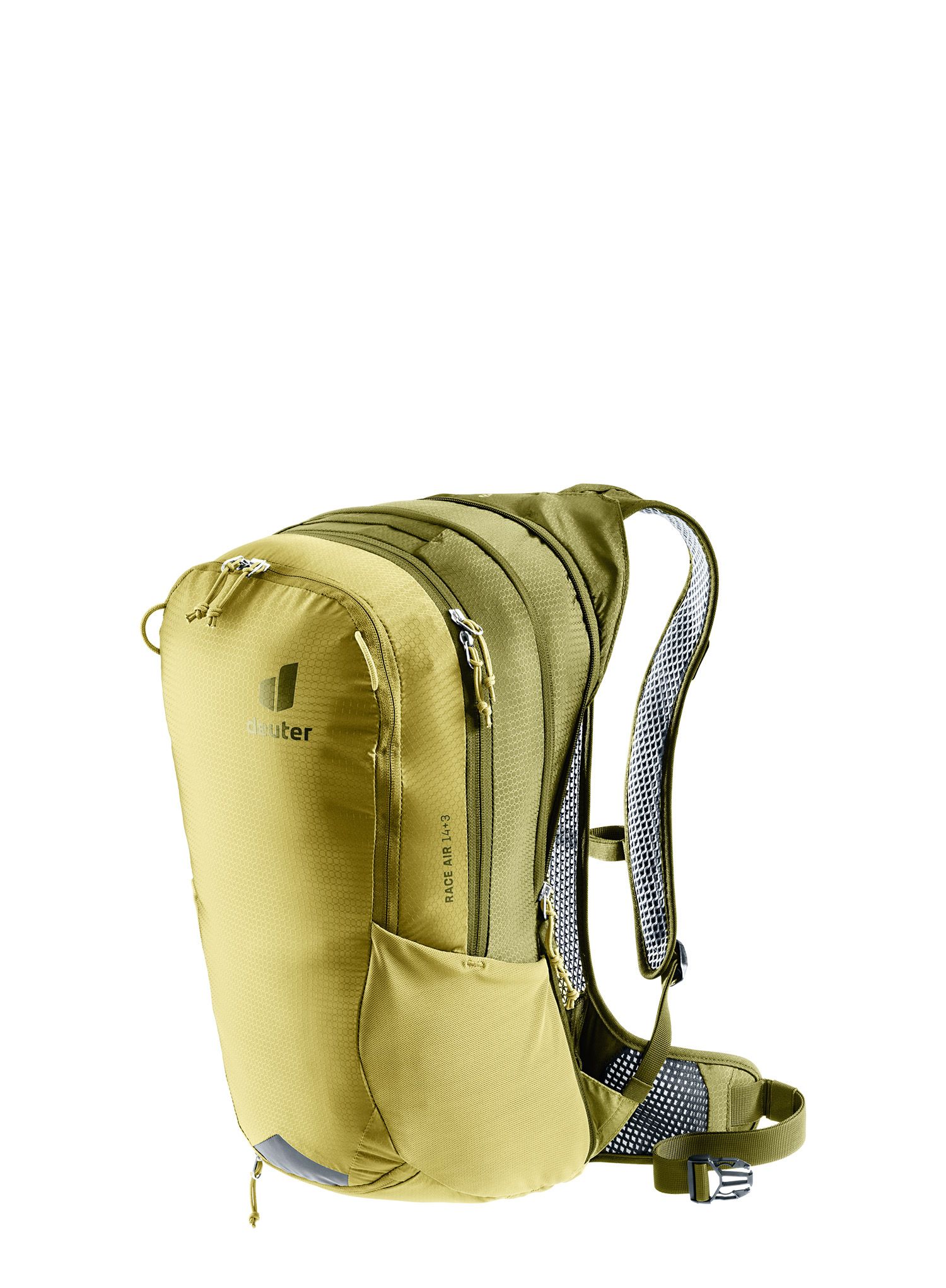 Kolesarski nahrbtnik Deuter Race Air 14+3 - linden/cactus
