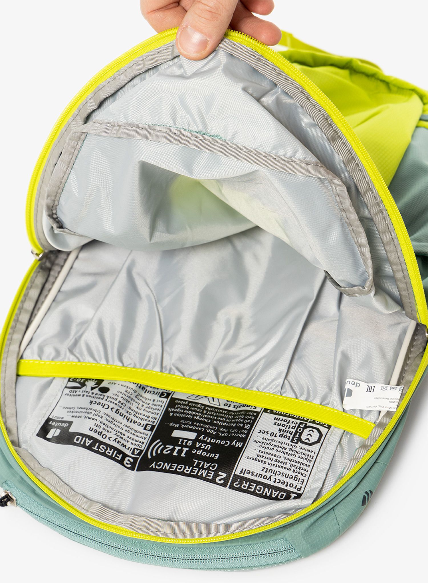 Pohodniški nahrbtnik Deuter Speed Lite 17 - jade/citrus