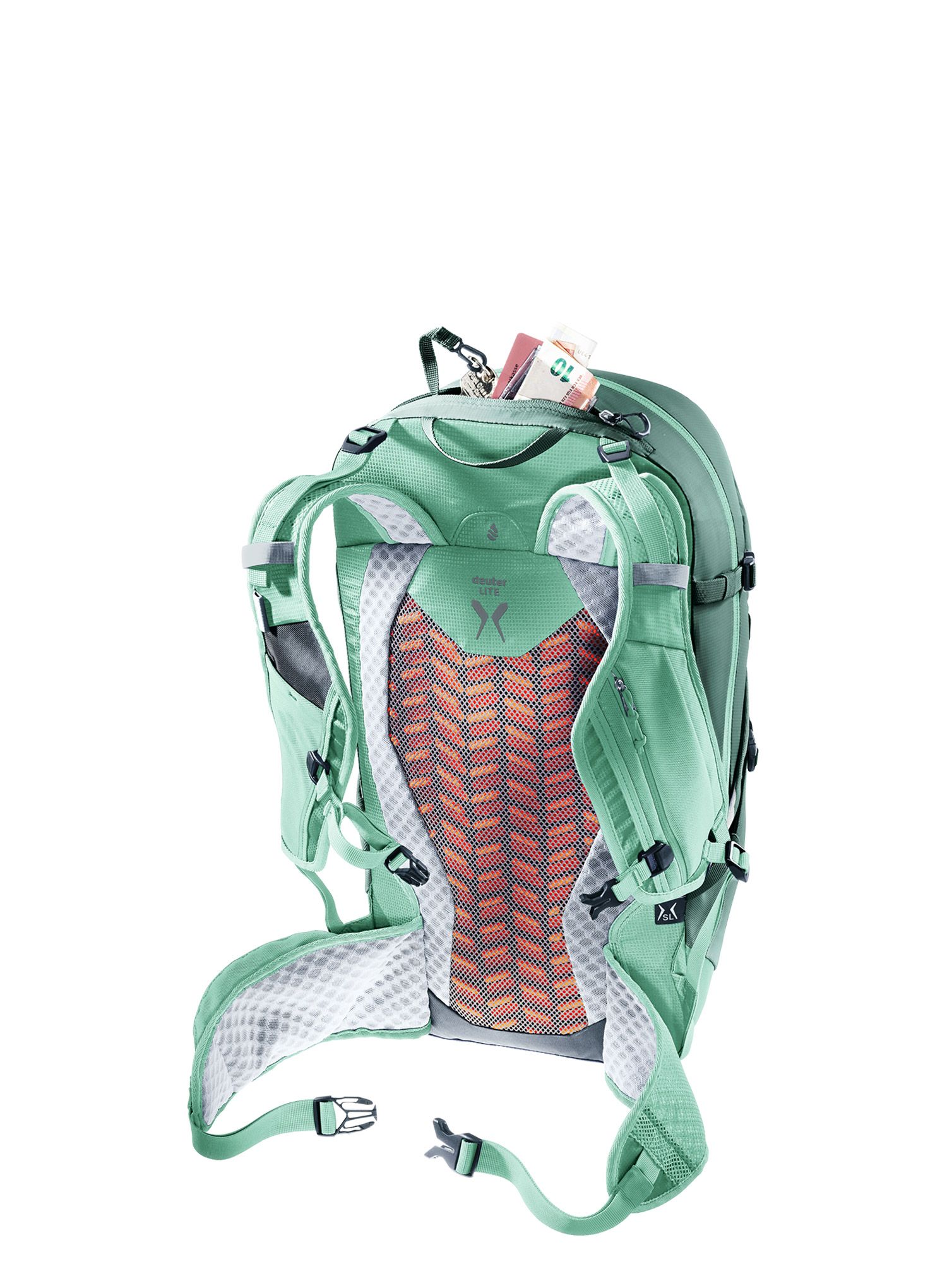 Ženski pohodniški nahrbtnik Deuter Speed Lite 23 SL - seagreen/spearmint