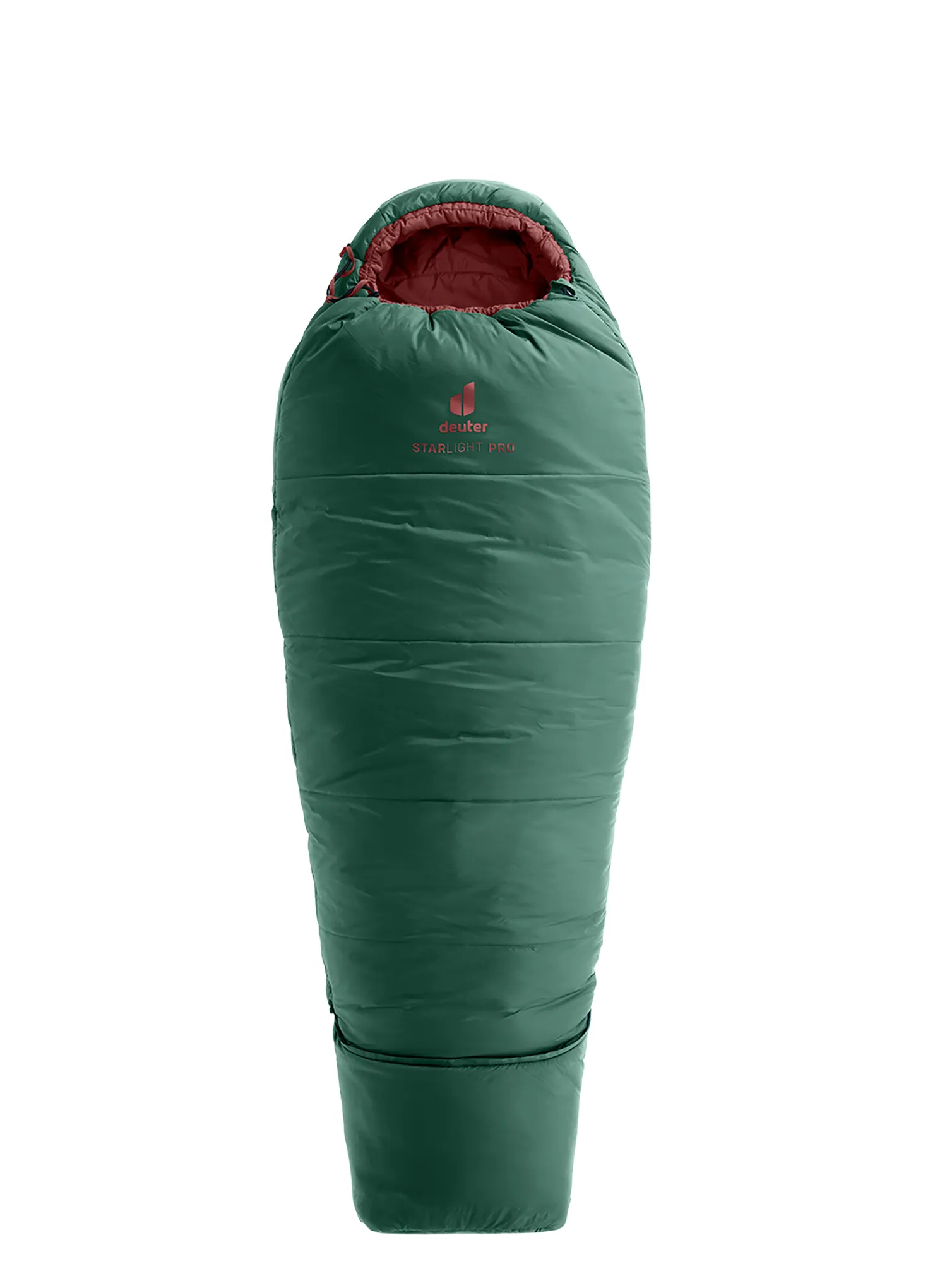 Otroška spalna vreča Deuter Stralight Pro (130–170 cm) - seagreen/redwood