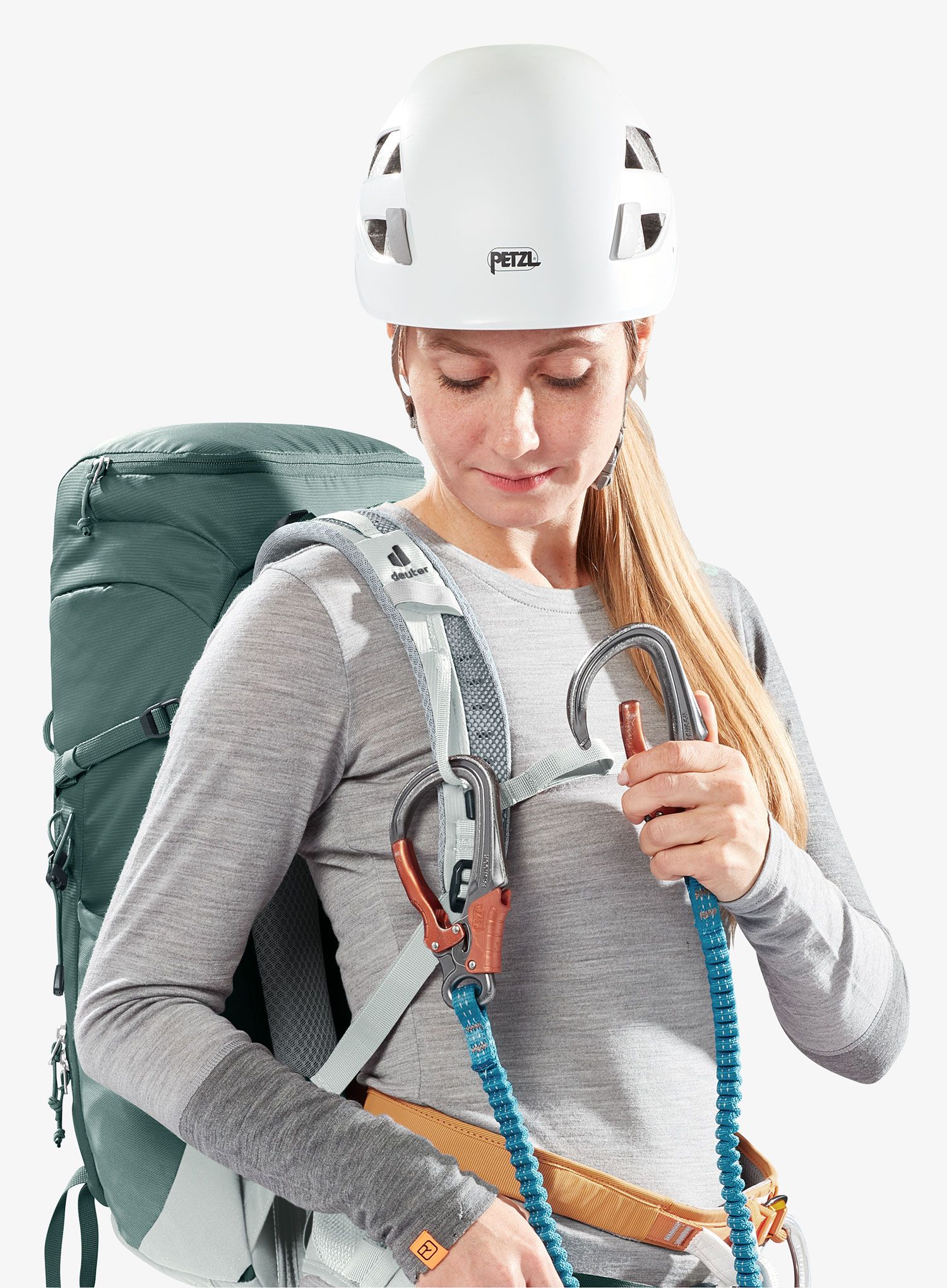 Ženski gorski nahrbtnik Deuter Trail 22 SL - teal/tin/tin