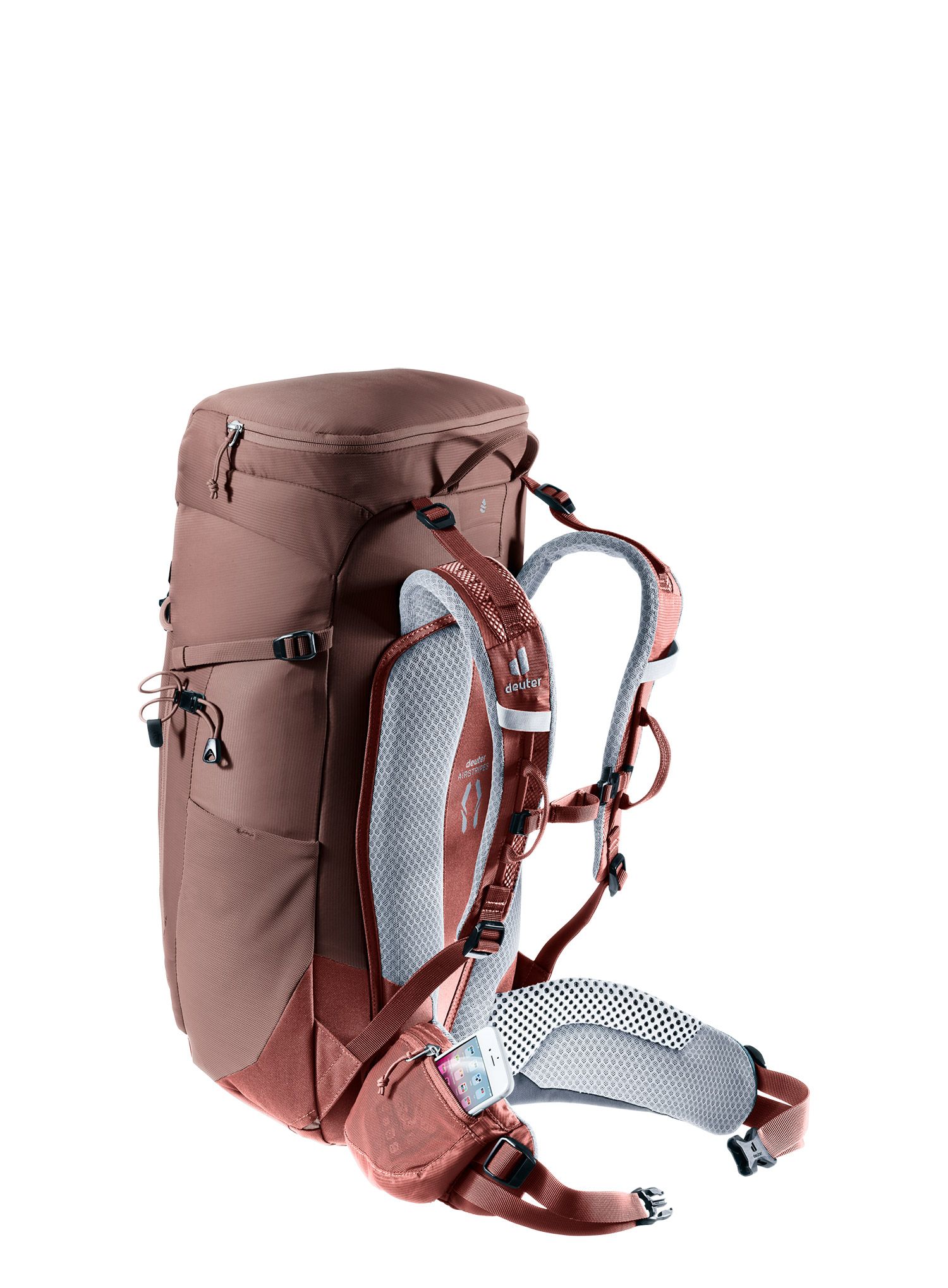 Ženski pohodniški nahrbtnik Deuter Trail 28 SL - raisin/caspia