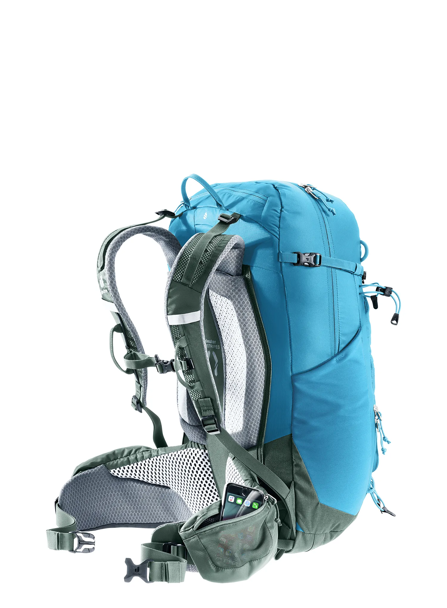 Pohodniški nahrbtnik Deuter Trail Pro 33 - wave/ivy