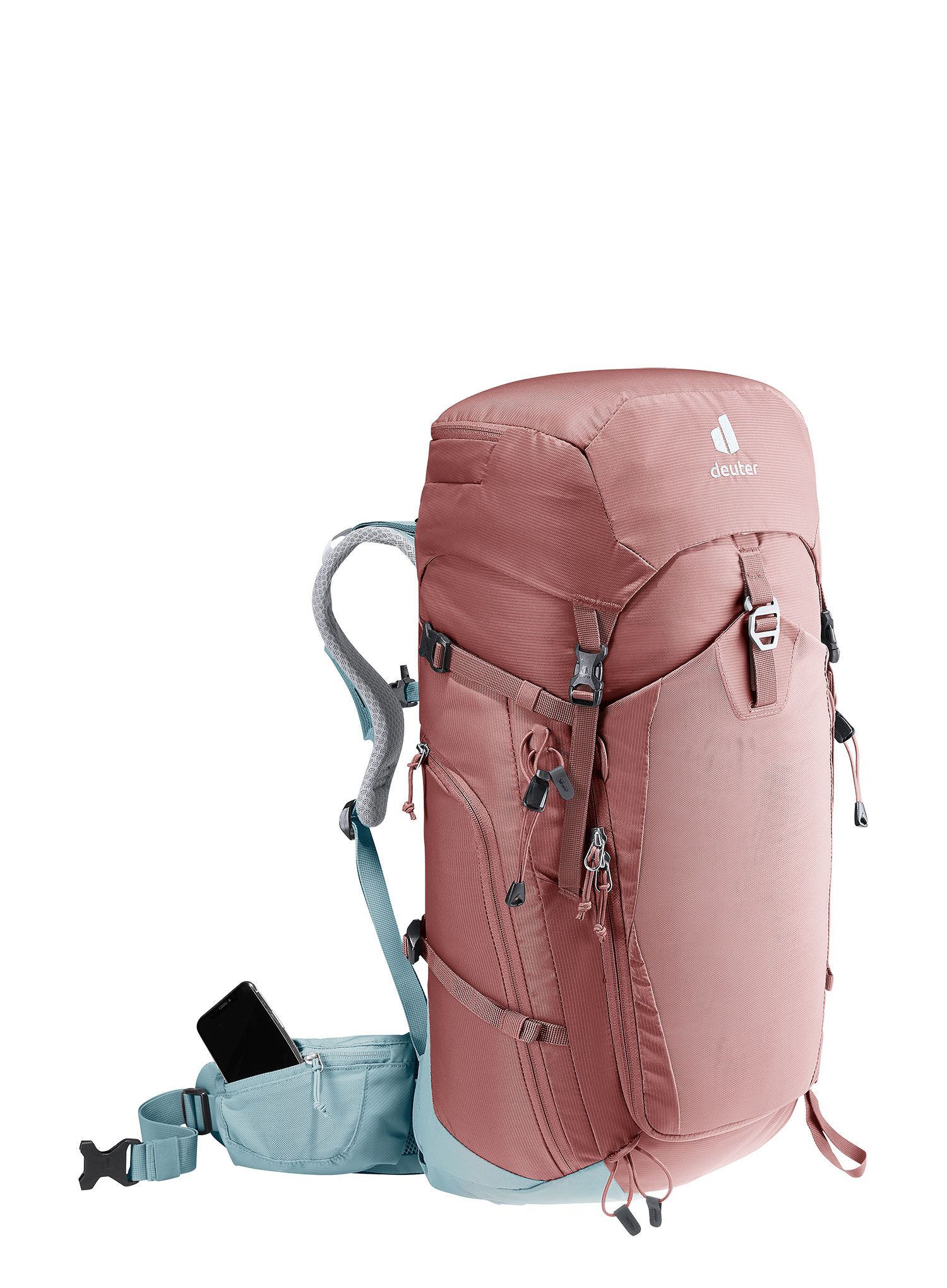 Ženski nahrbtnik Deuter Trail Pro 34 SL - caspia/dusk/dusk