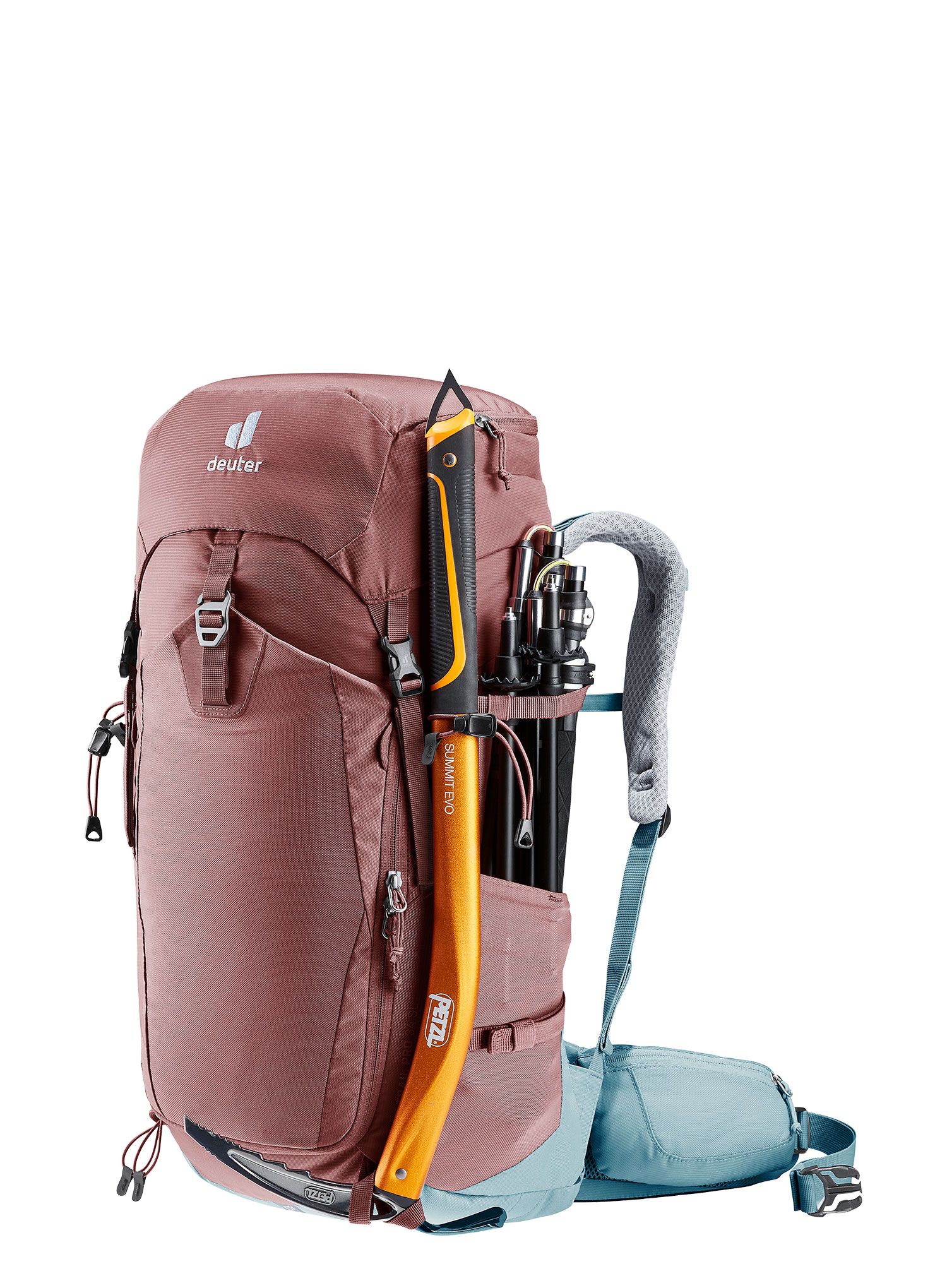 Ženski nahrbtnik Deuter Trail Pro 34 SL - caspia/dusk/dusk