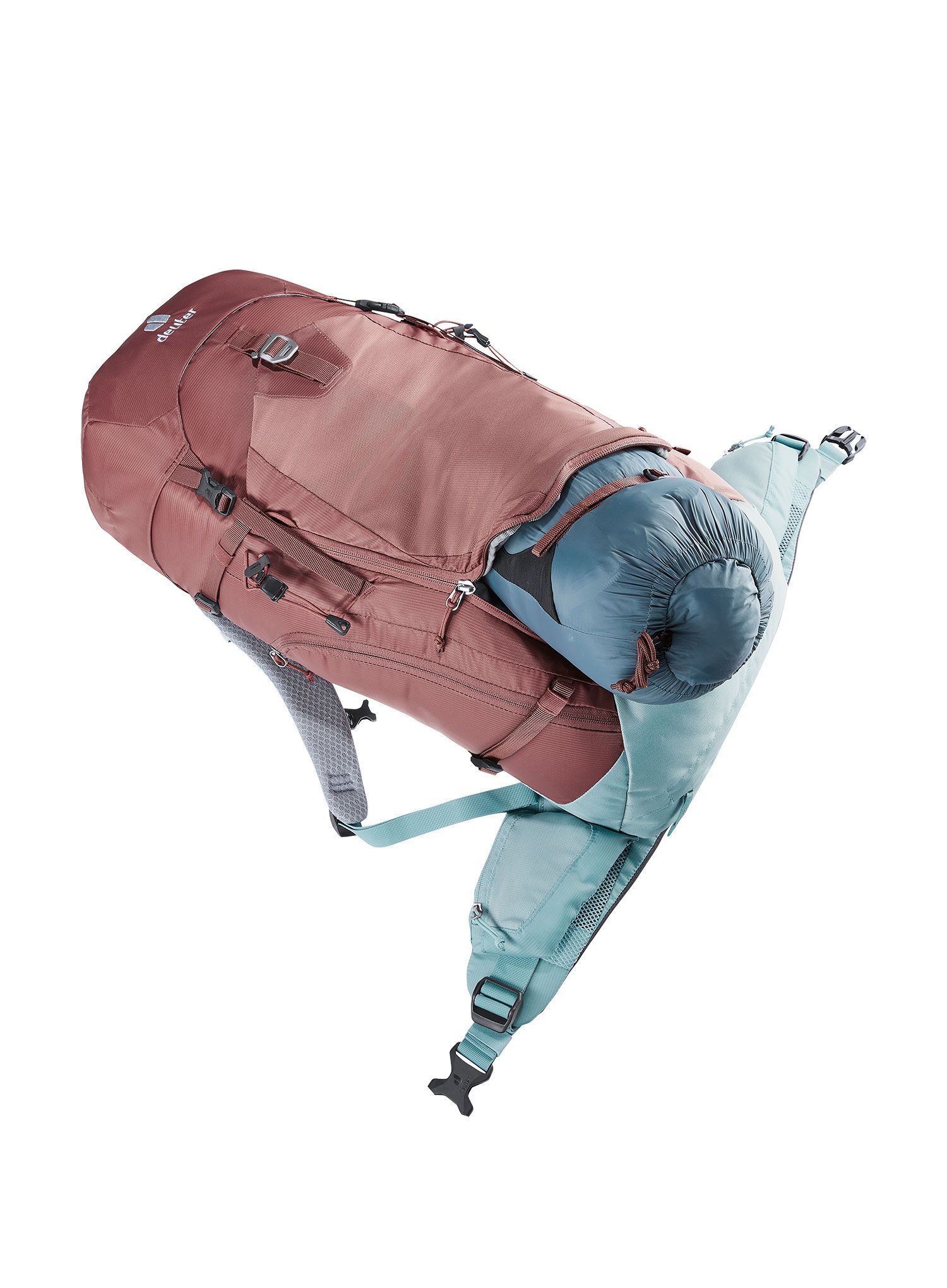 Ženski nahrbtnik Deuter Trail Pro 34 SL - caspia/dusk/dusk