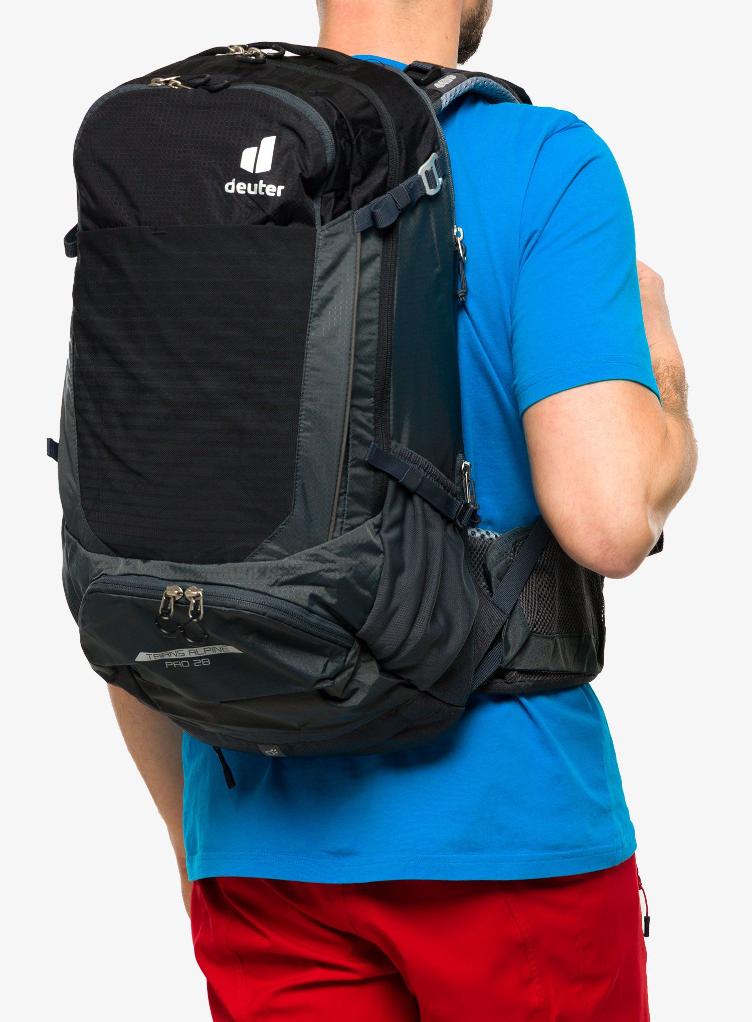 Nahrbtnik za kolesarjenje Deuter Trans Alpine Pro 28 - black/graphite