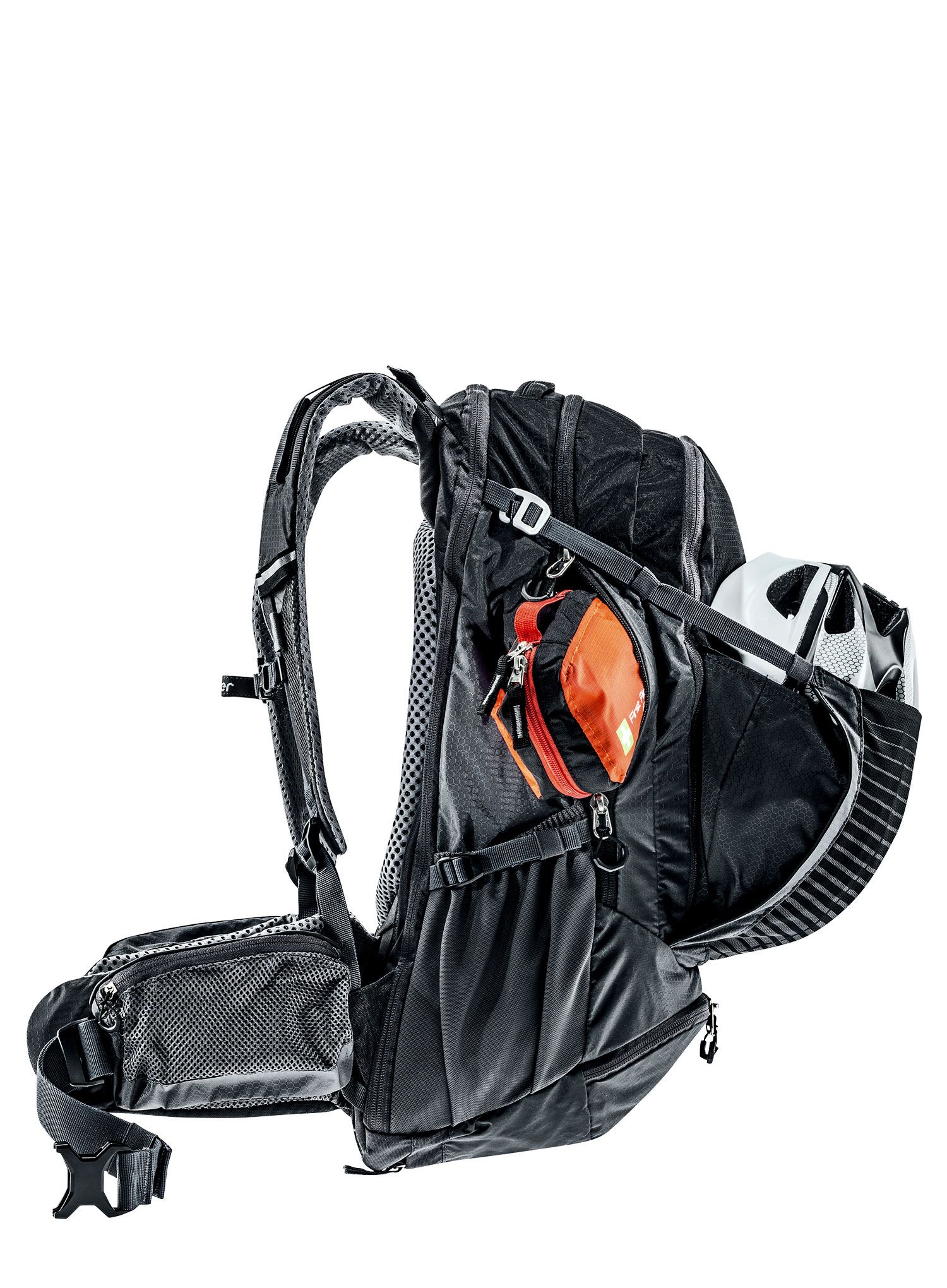 Nahrbtnik za kolesarjenje Deuter Trans Alpine Pro 28 - black/graphite