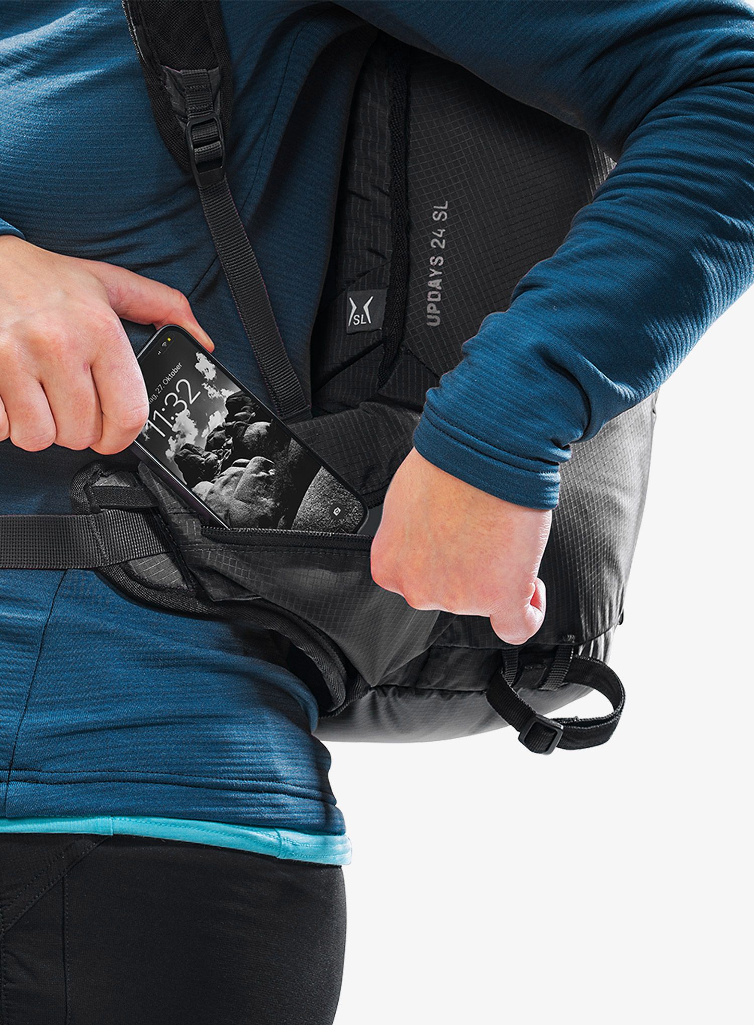 Nahrbtnik za turno smučanje Deuter Updays 24 SL - black