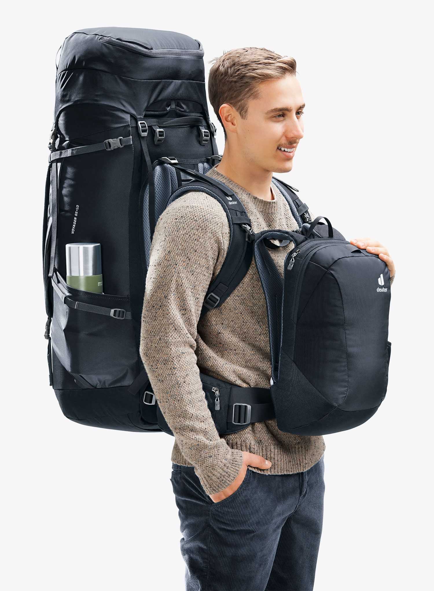 Potovalni nahrbtnik Deuter Voyager 65+10 - black