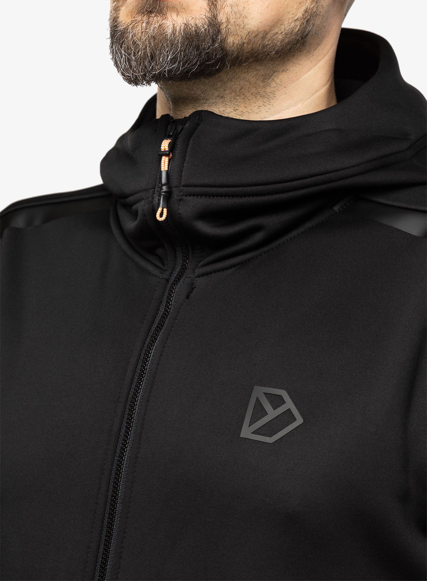 Jopica s kapuco Didriksons Acke Full Zip 2 - black