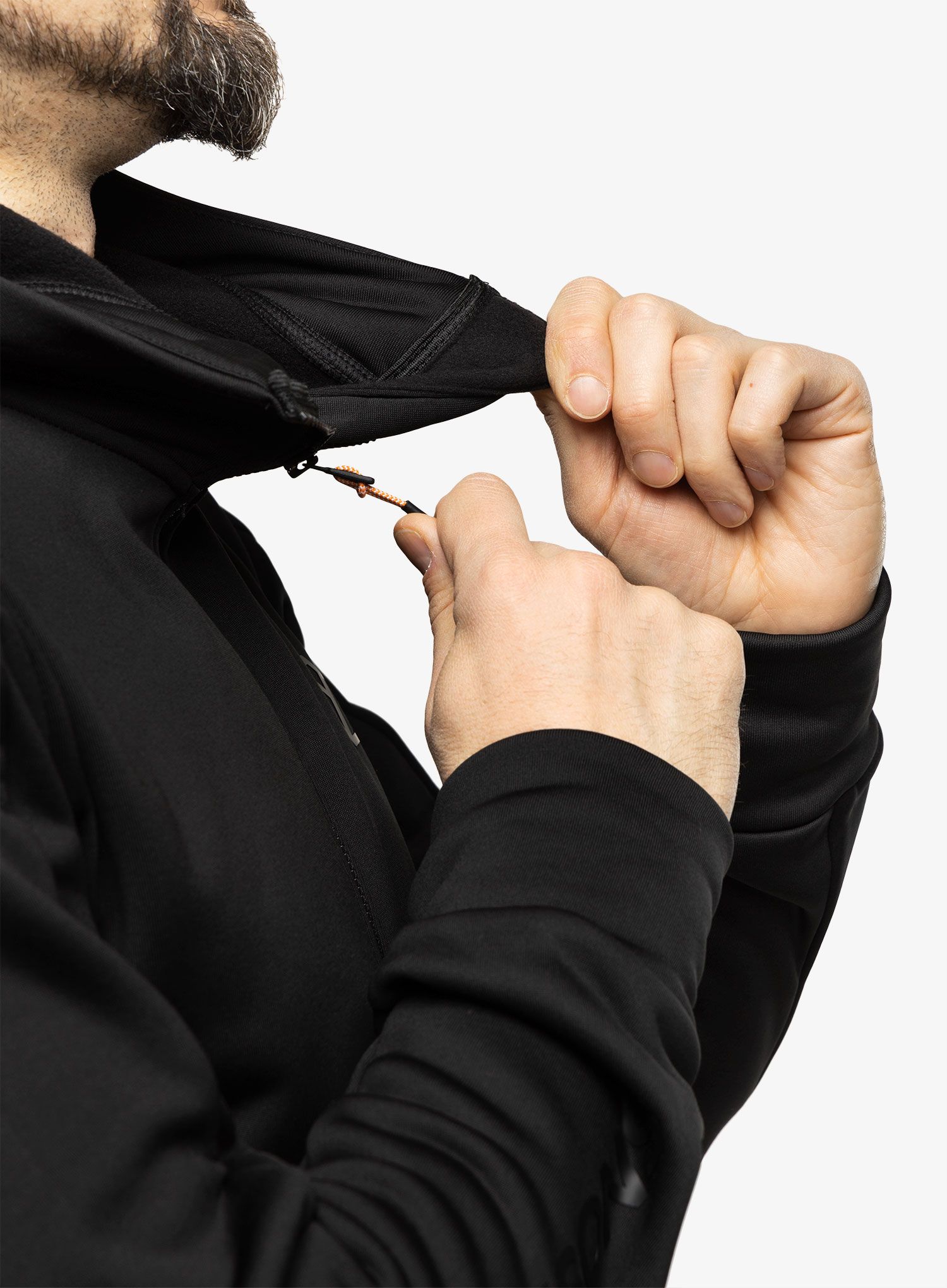 Jopica s kapuco Didriksons Acke Full Zip 2 - black