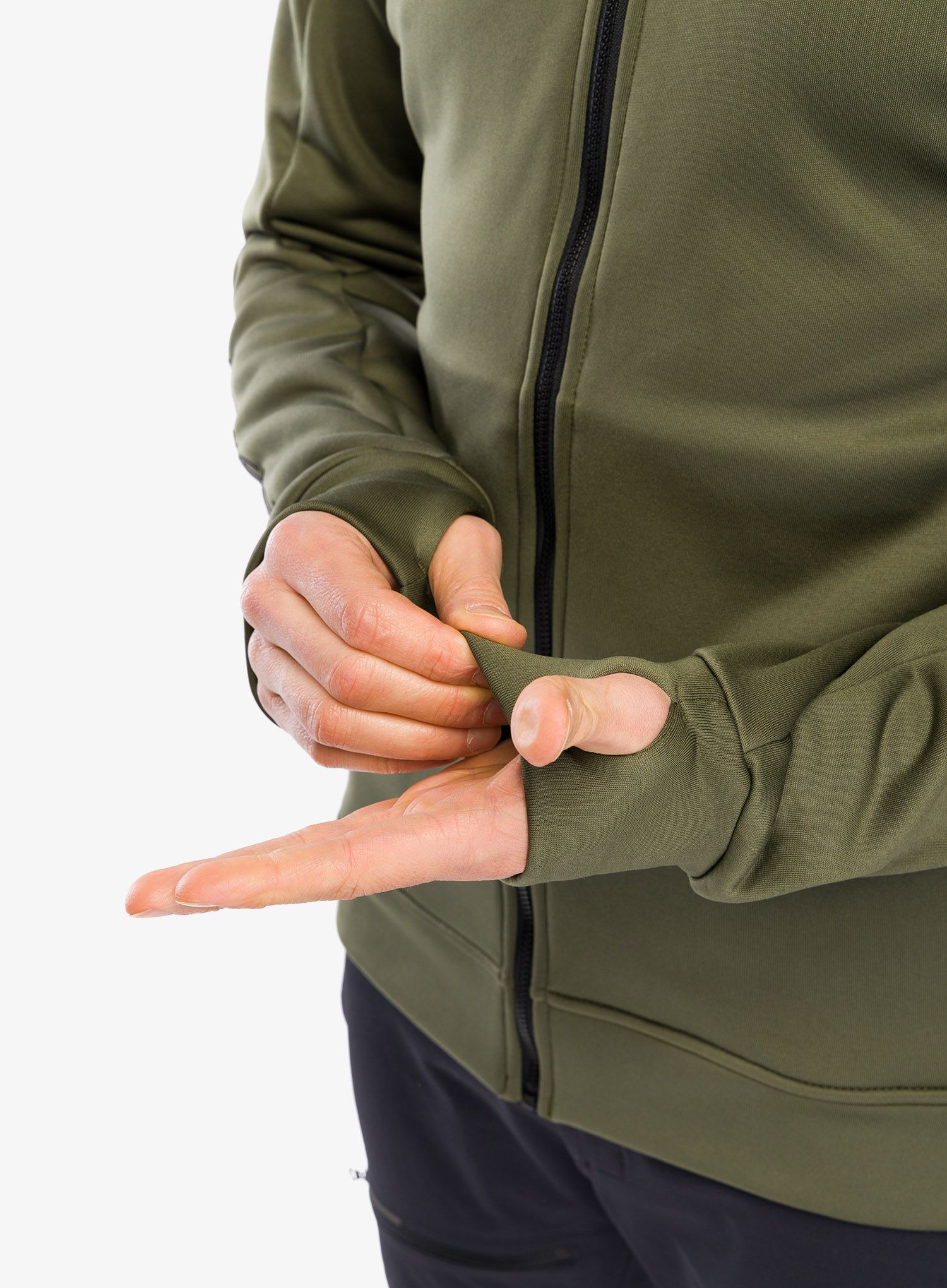 Jopica z zadrgo Didriksons Acke Full Zip 2 - deep green