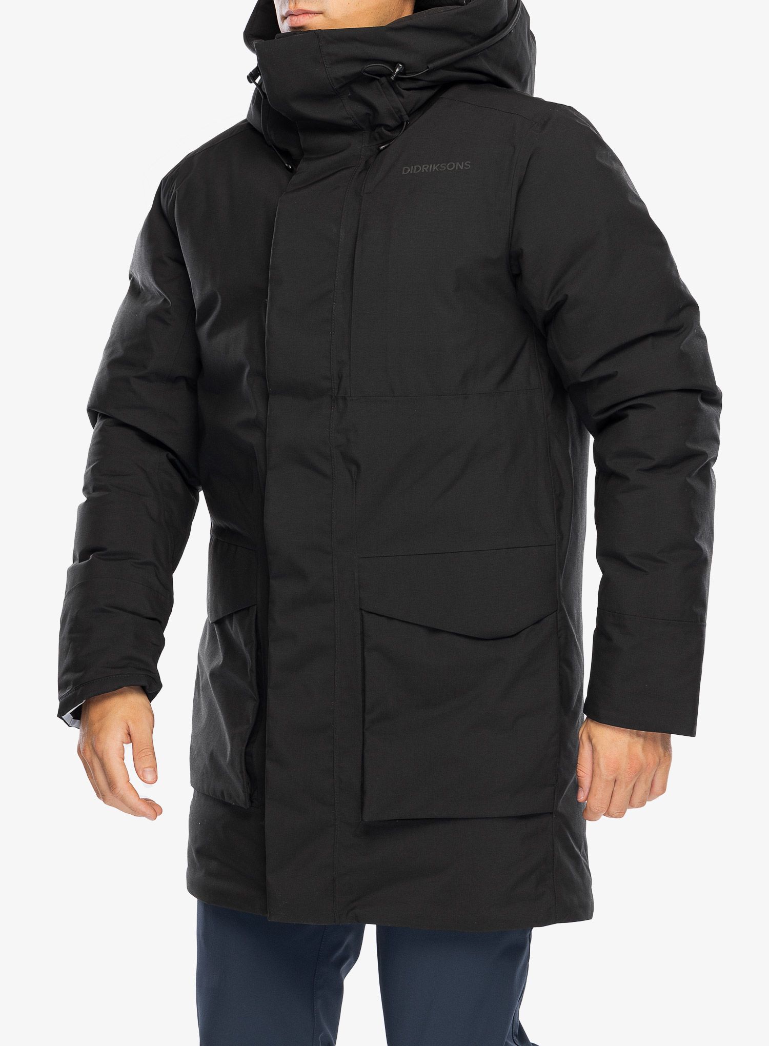 Plašč Didriksons Akilles Parka - black