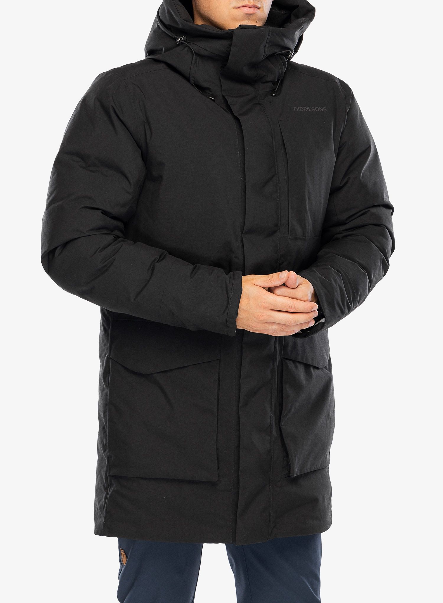 Plašč Didriksons Akilles Parka - black