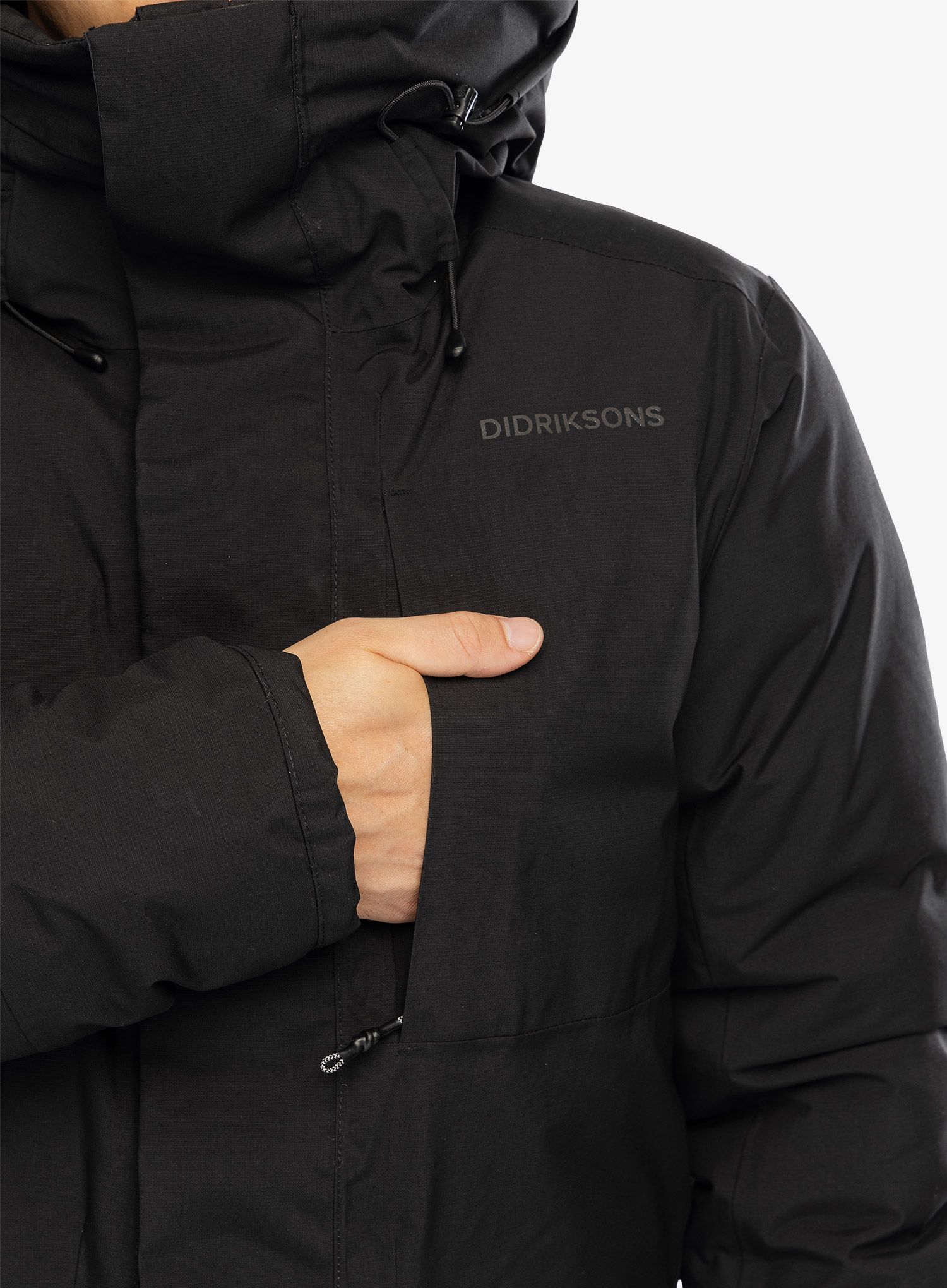 Plašč Didriksons Akilles Parka - black