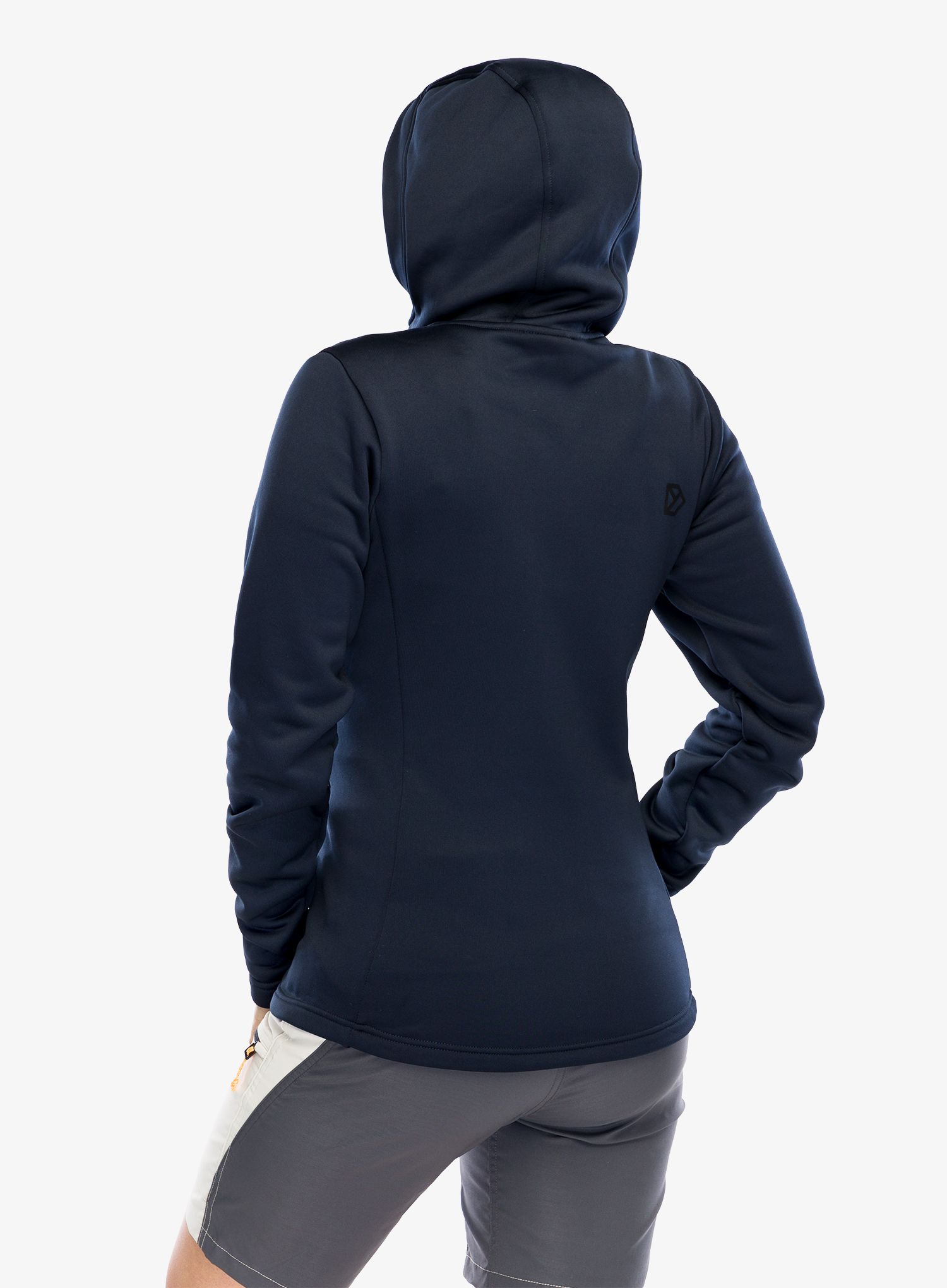 Ženska jopa s kapuco Didriksons Anneli Full Zip 2 - dark night blue