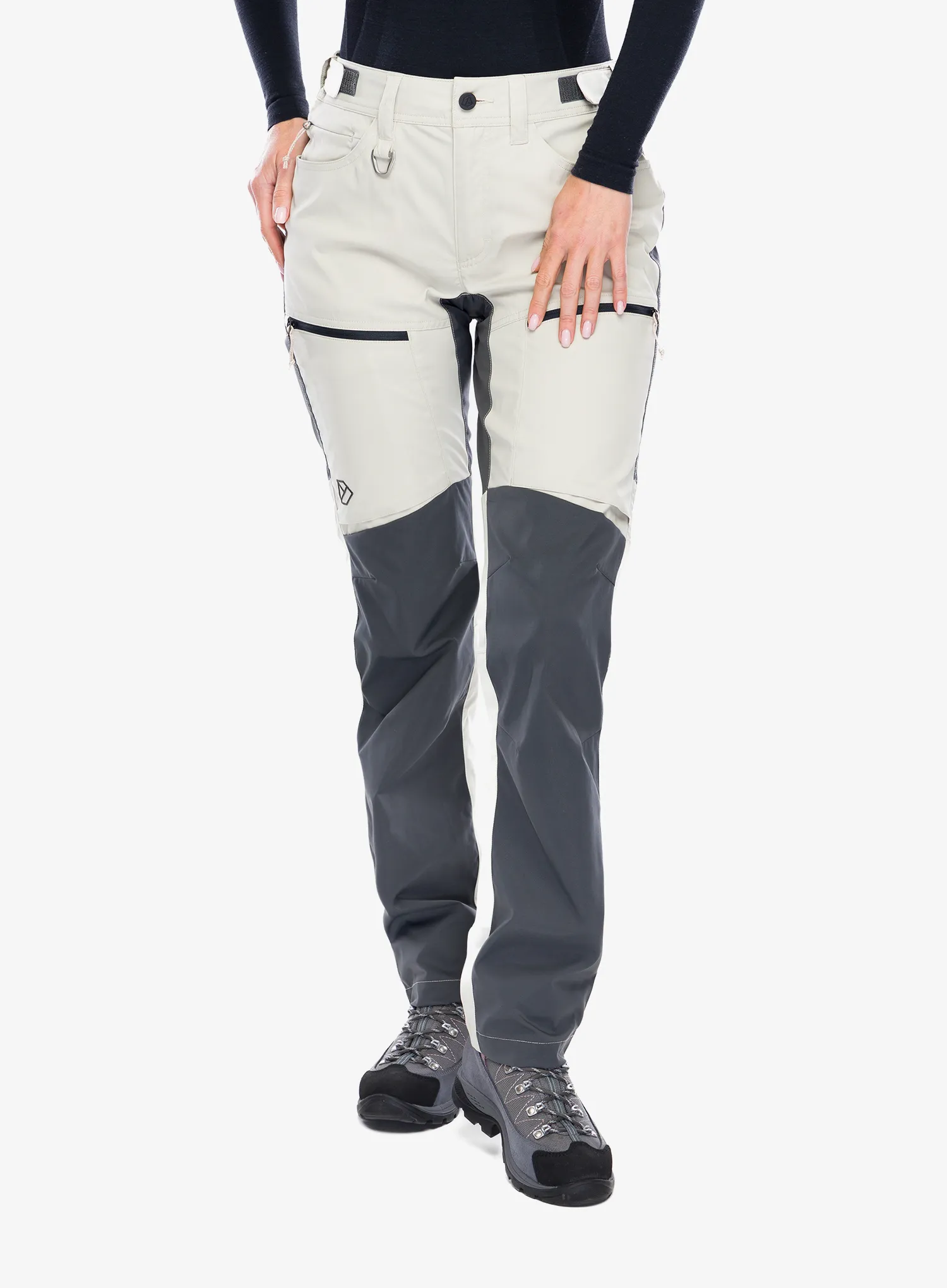 Ženske pohodniške hlače Didriksons Ara Pants 2 - light beige