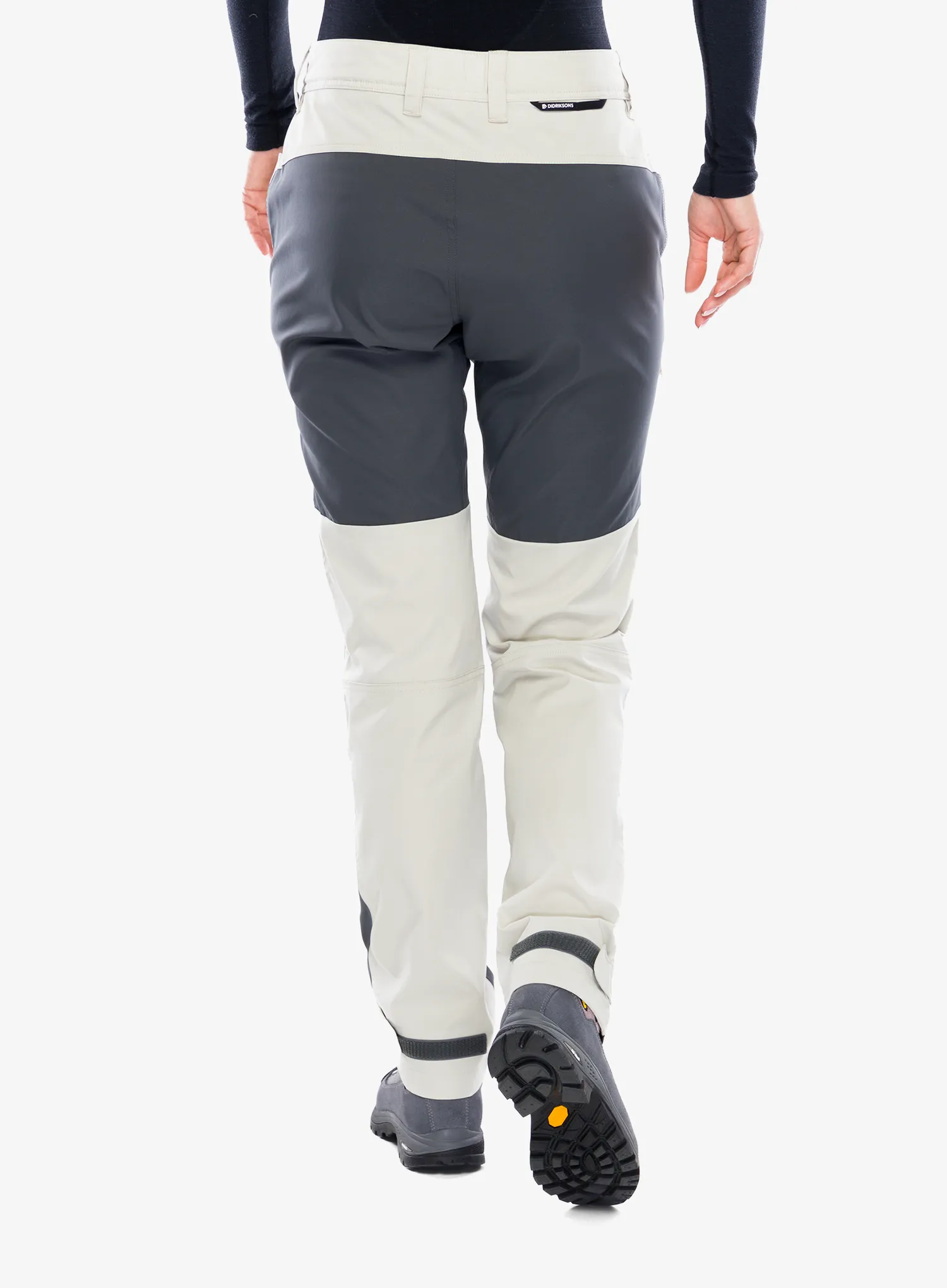 Ženske pohodniške hlače Didriksons Ara Pants 2 - light beige