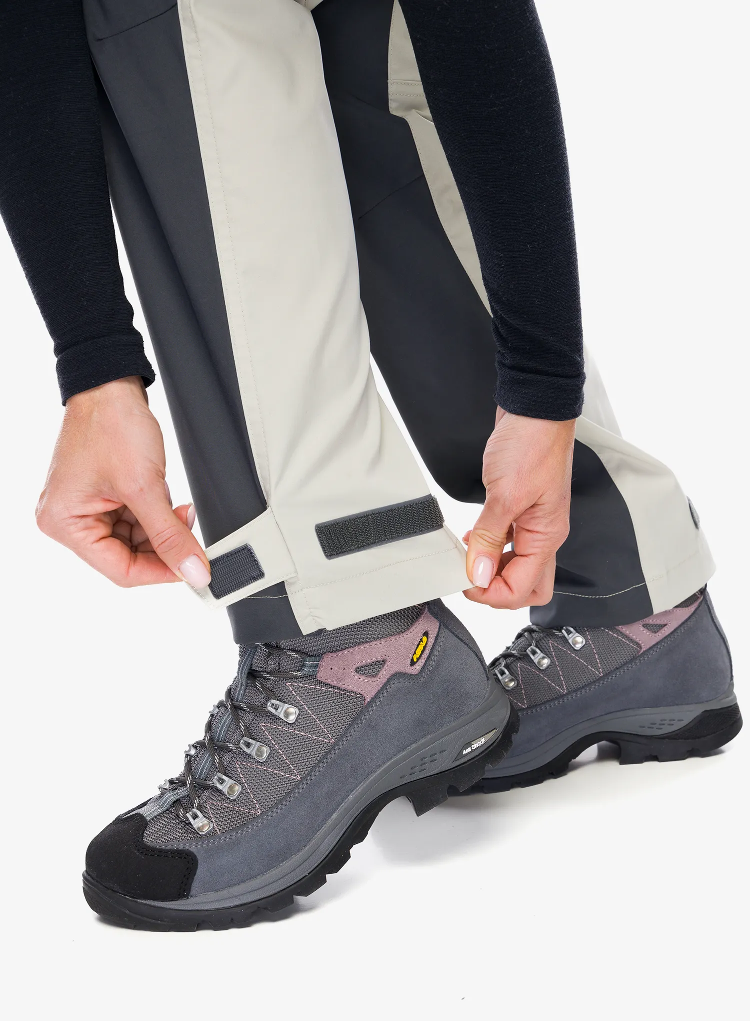 Ženske pohodniške hlače Didriksons Ara Pants 2 - light beige