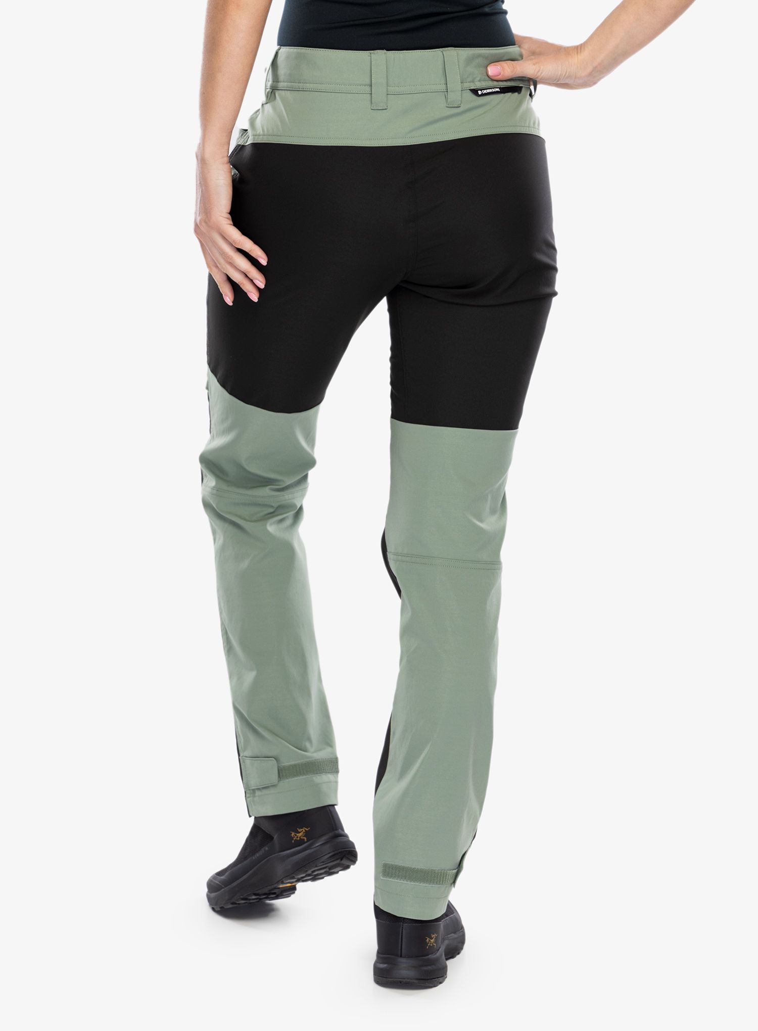 Ženske hlače Didriksons Ara Pants - light moss