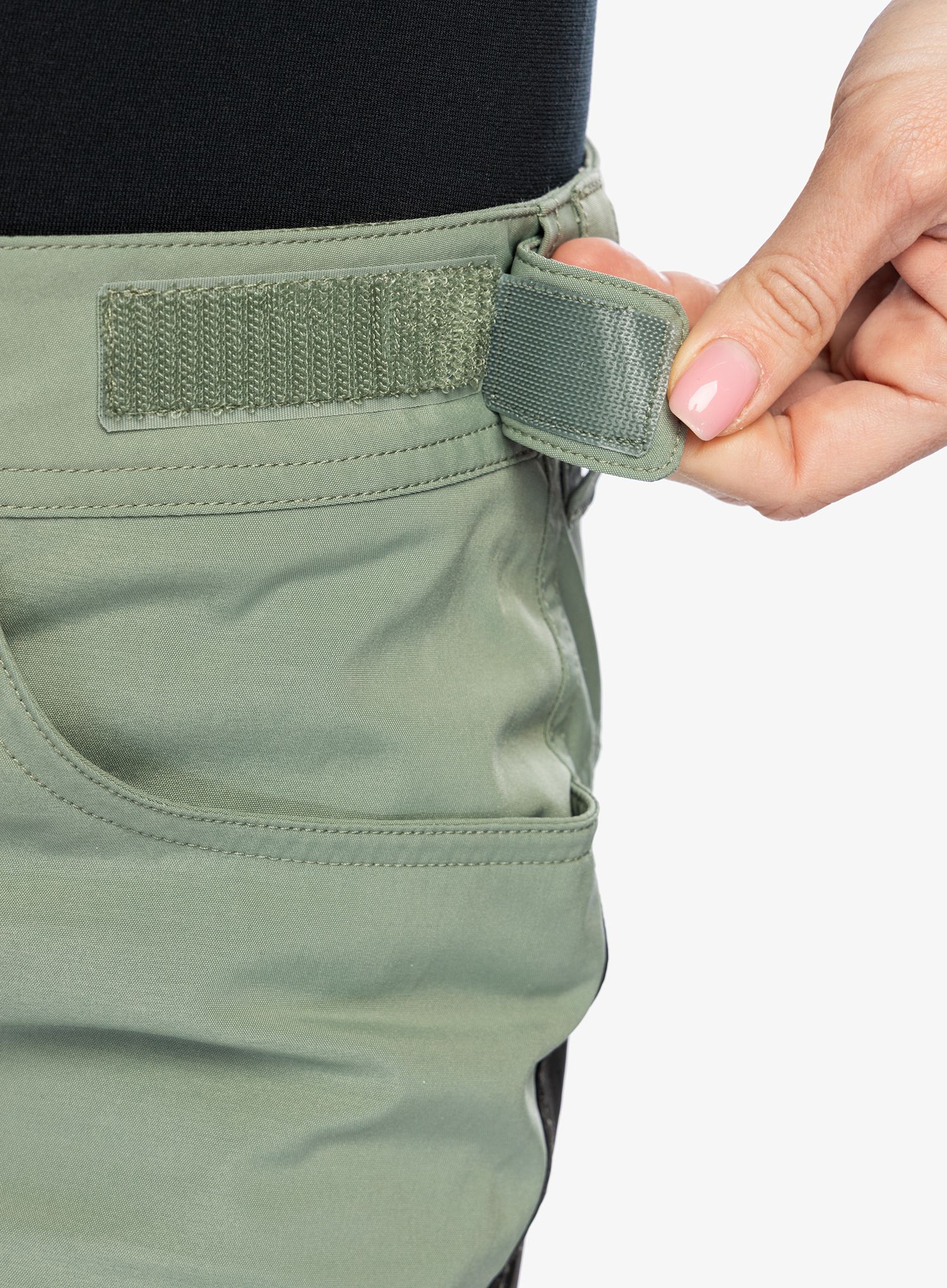 Ženske hlače Didriksons Ara Pants - light moss