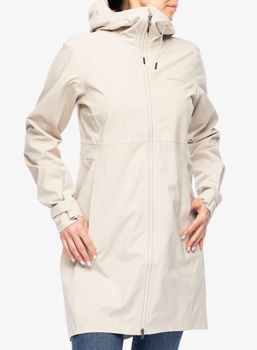 Ženski plašč Didriksons Bea Parka 6 - clay beige