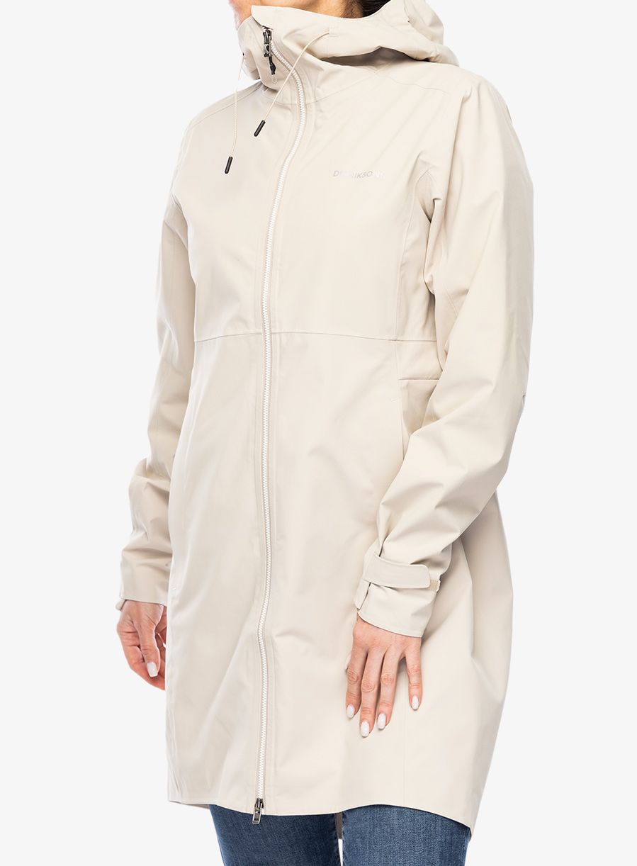 Ženski plašč Didriksons Bea Parka 6 - clay beige