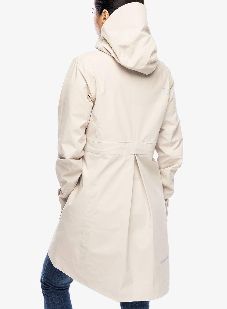 Ženski plašč Didriksons Bea Parka 6 - clay beige