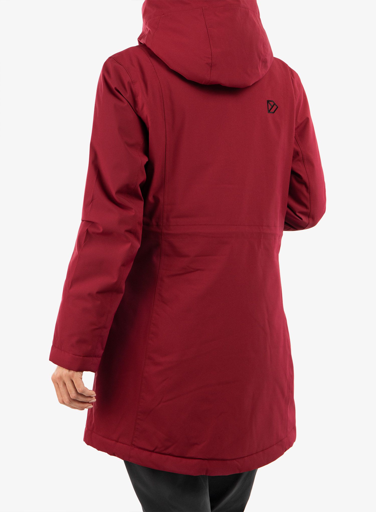Ženski plašč Didriksons Cajsa Parka 4 - ruby red