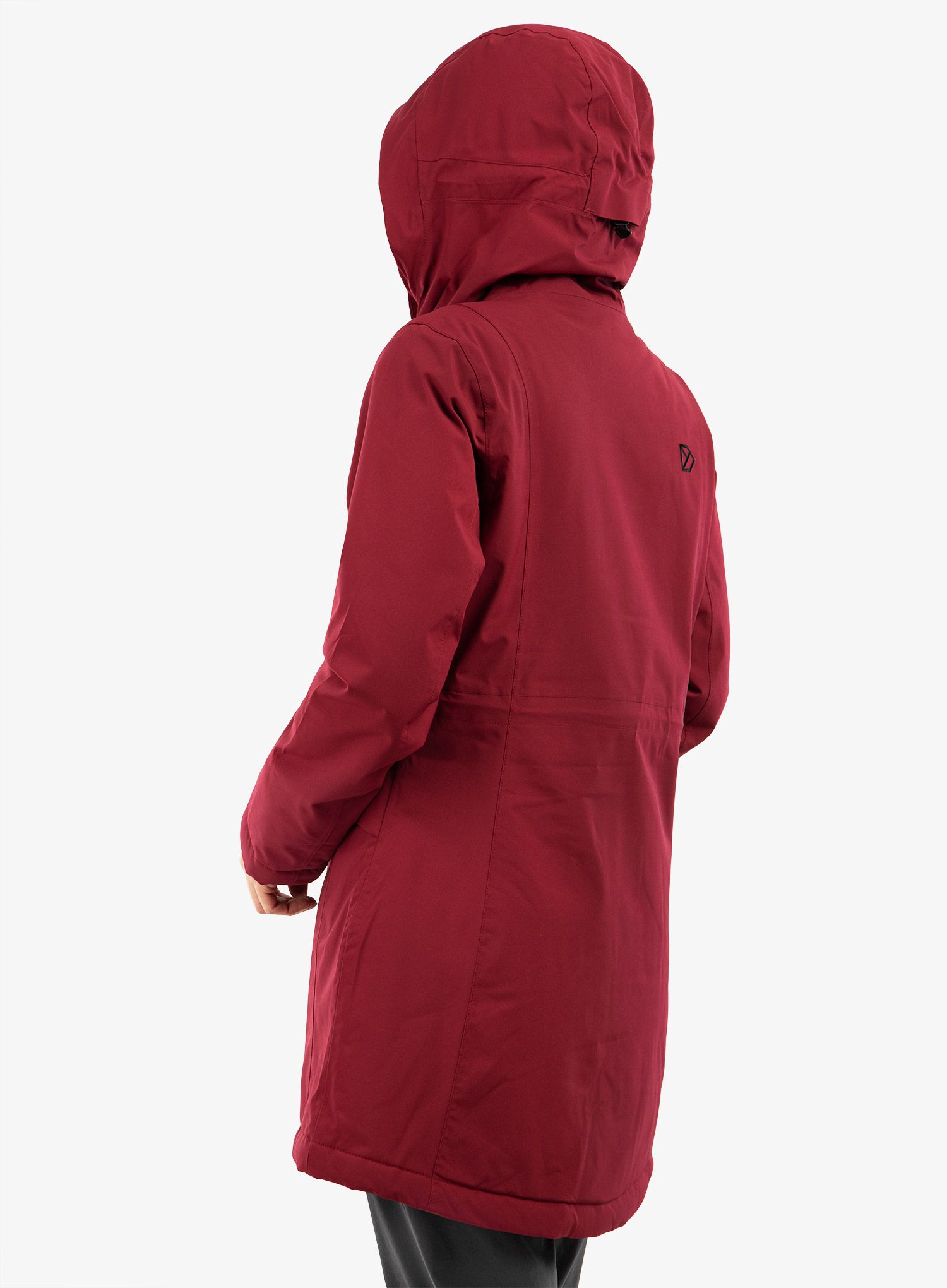 Ženski plašč Didriksons Cajsa Parka 4 - ruby red