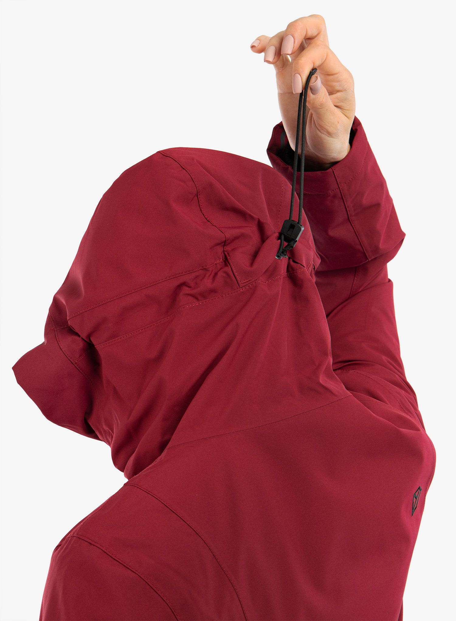 Ženski plašč Didriksons Cajsa Parka 4 - ruby red
