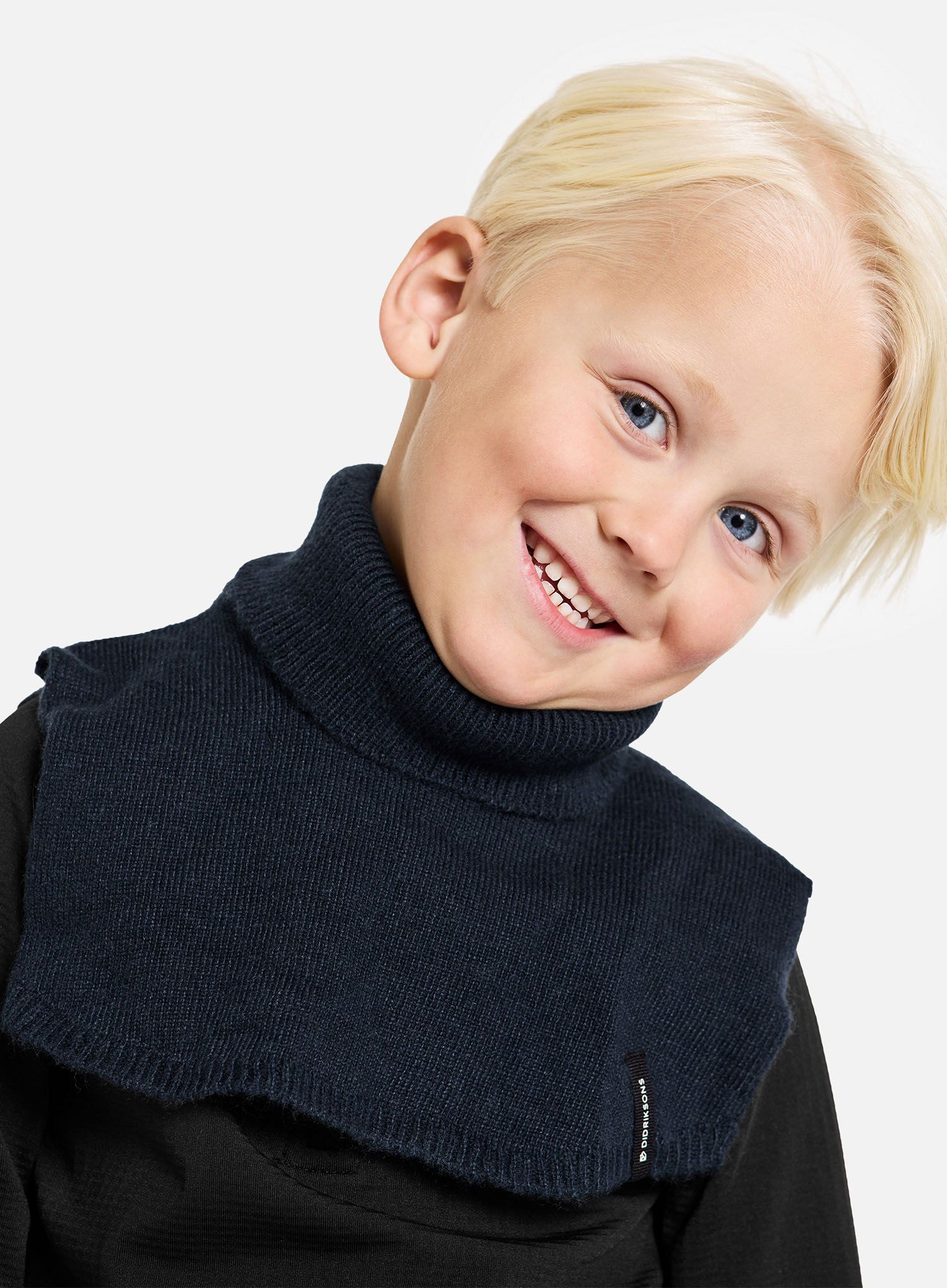 Otroški dimnik Didriksons Delfinen Scarf - navy