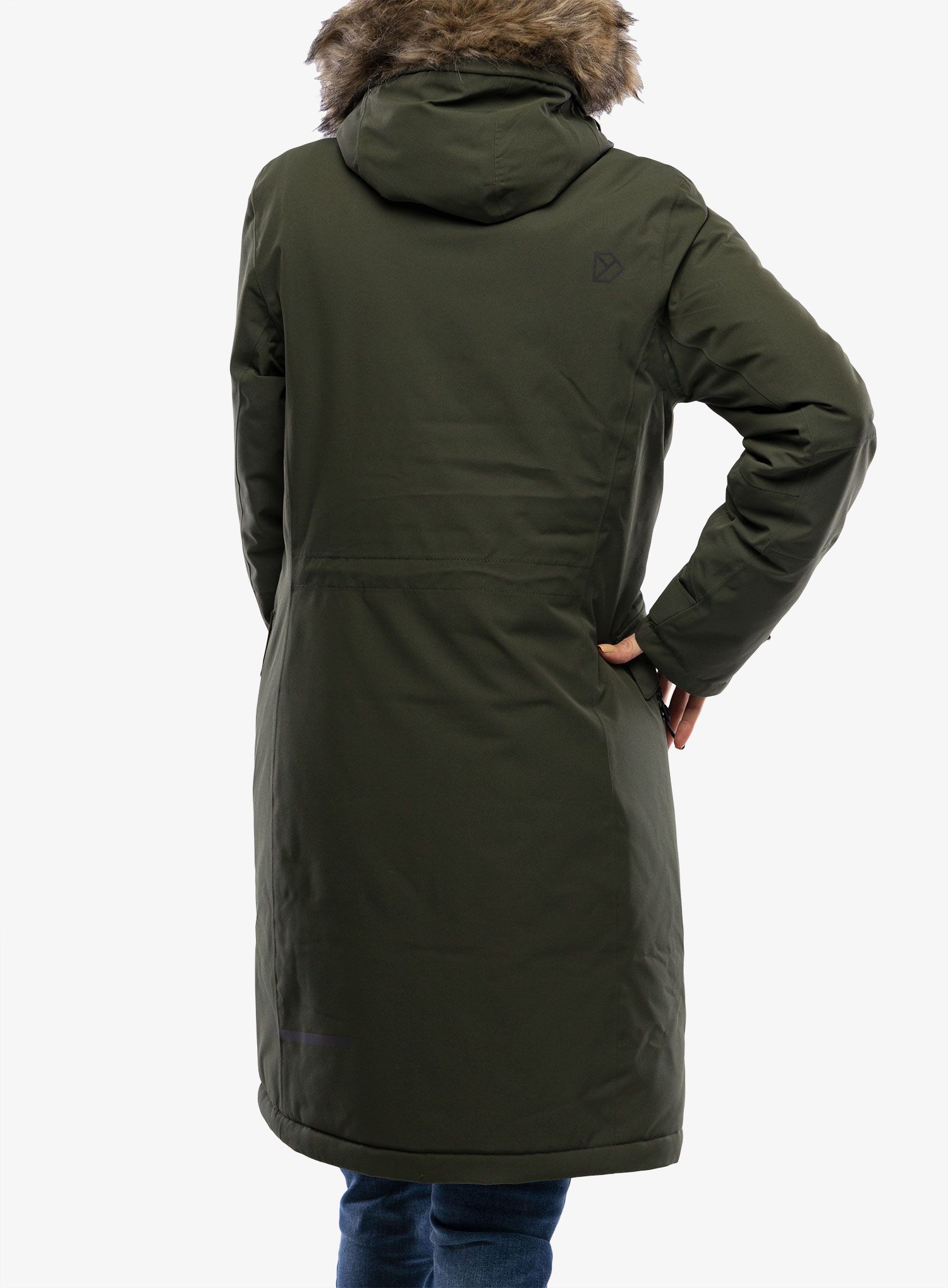 Ženska zimska jakna Didriksons Erika Parka 3 - deep green