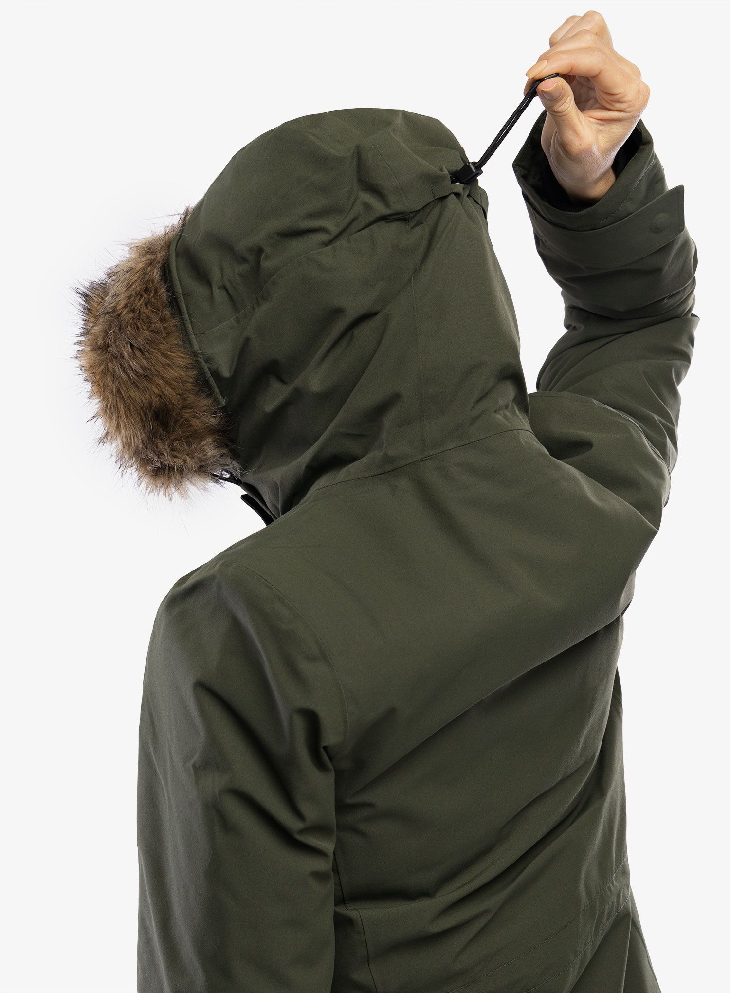 Ženska zimska jakna Didriksons Erika Parka 3 - deep green