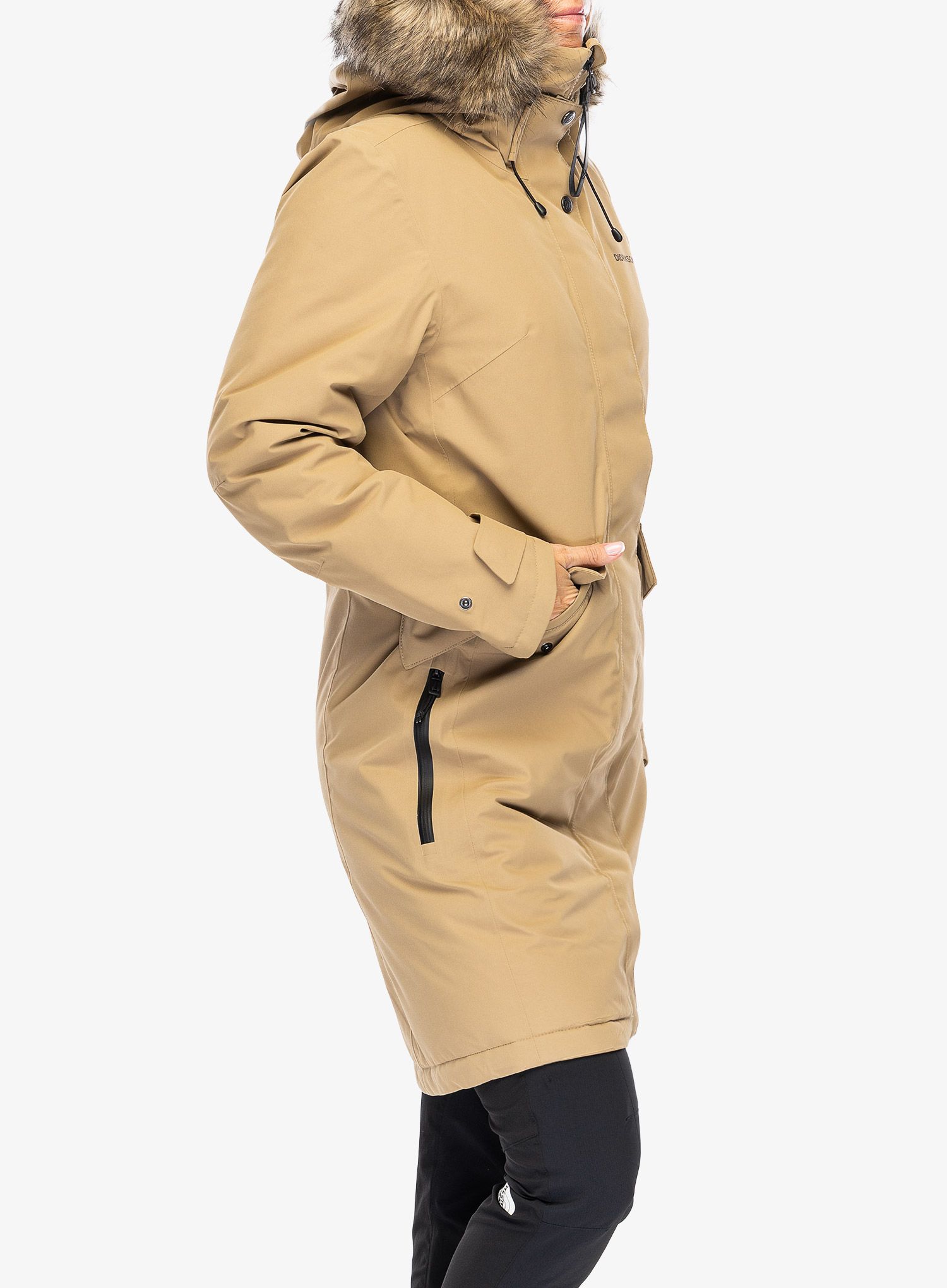 Ženska sintetična jakna Didriksons Erika Parka 3 - wood