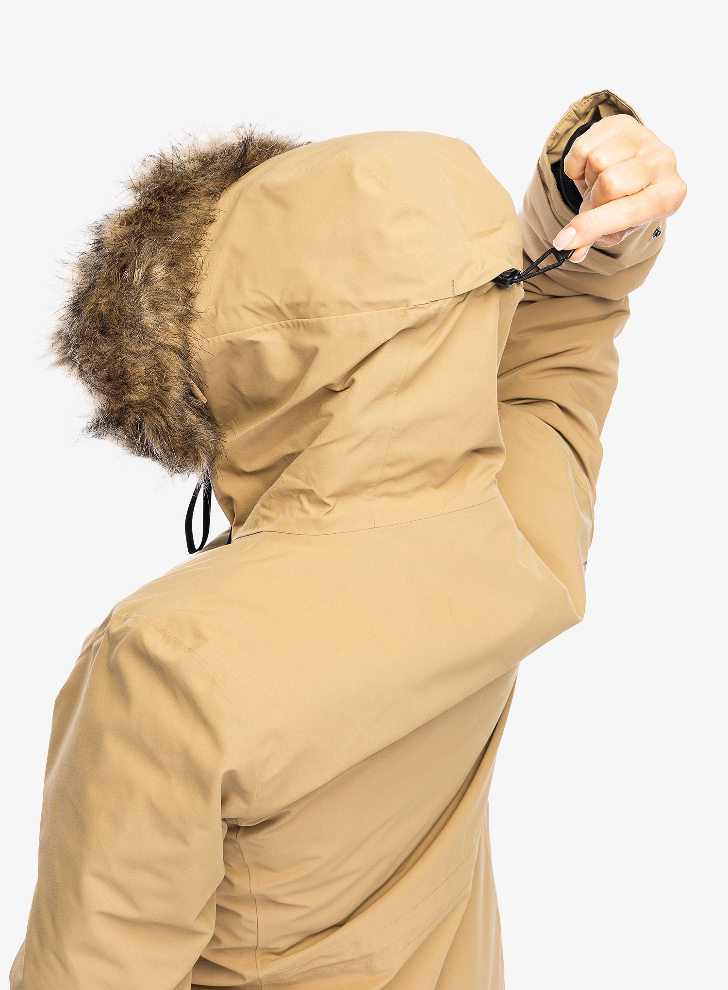 Ženska sintetična jakna Didriksons Erika Parka 3 - wood
