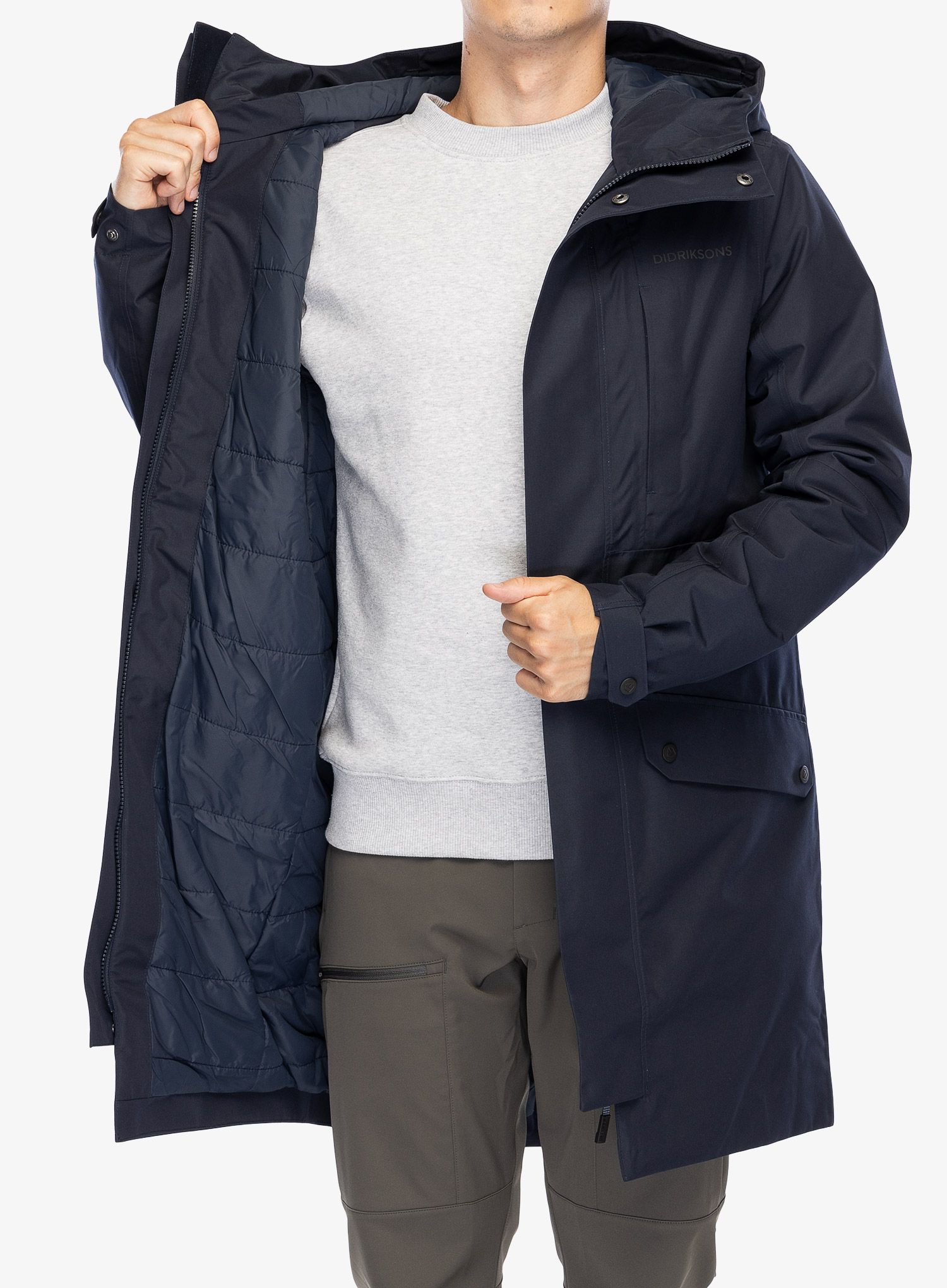 Plašč Didriksons Falke Parka - dark night blue