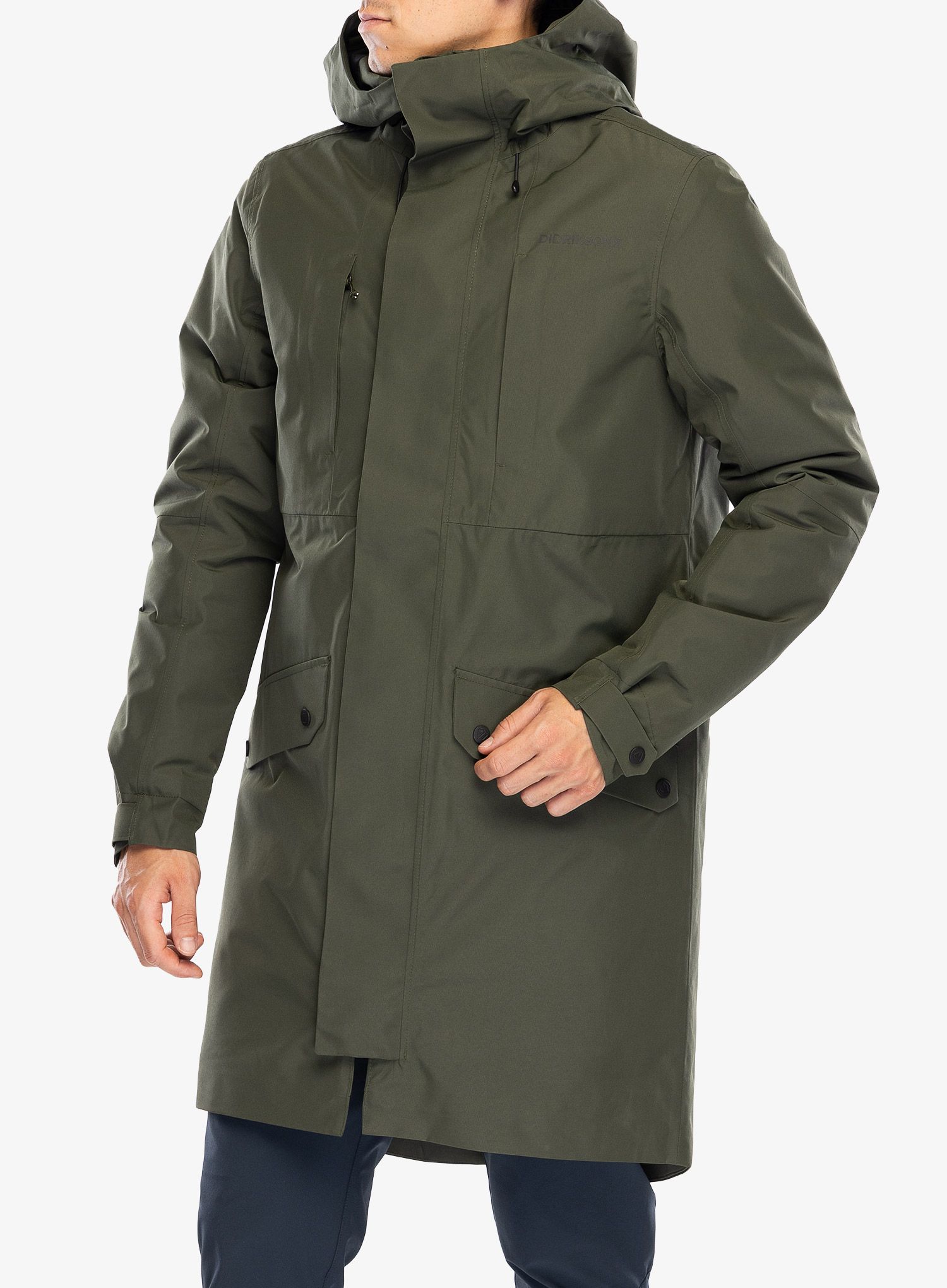 Plašč Didriksons Falke Parka - deep green