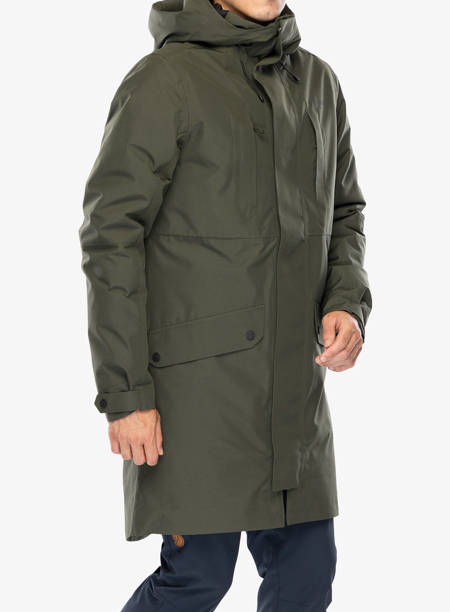 Plašč Didriksons Falke Parka - deep green