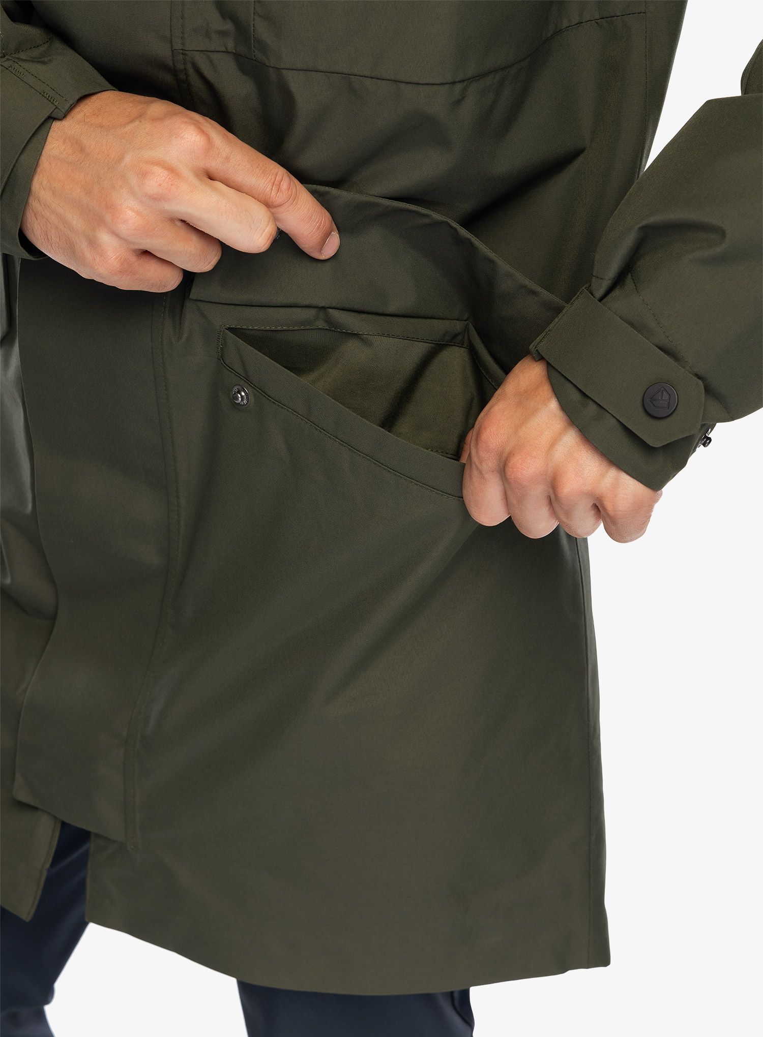 Plašč Didriksons Falke Parka - deep green