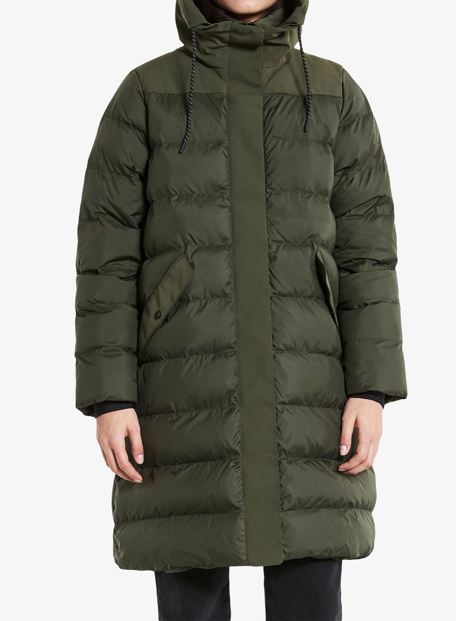 Ženski plašč Didriksons Fay Parka - deep green