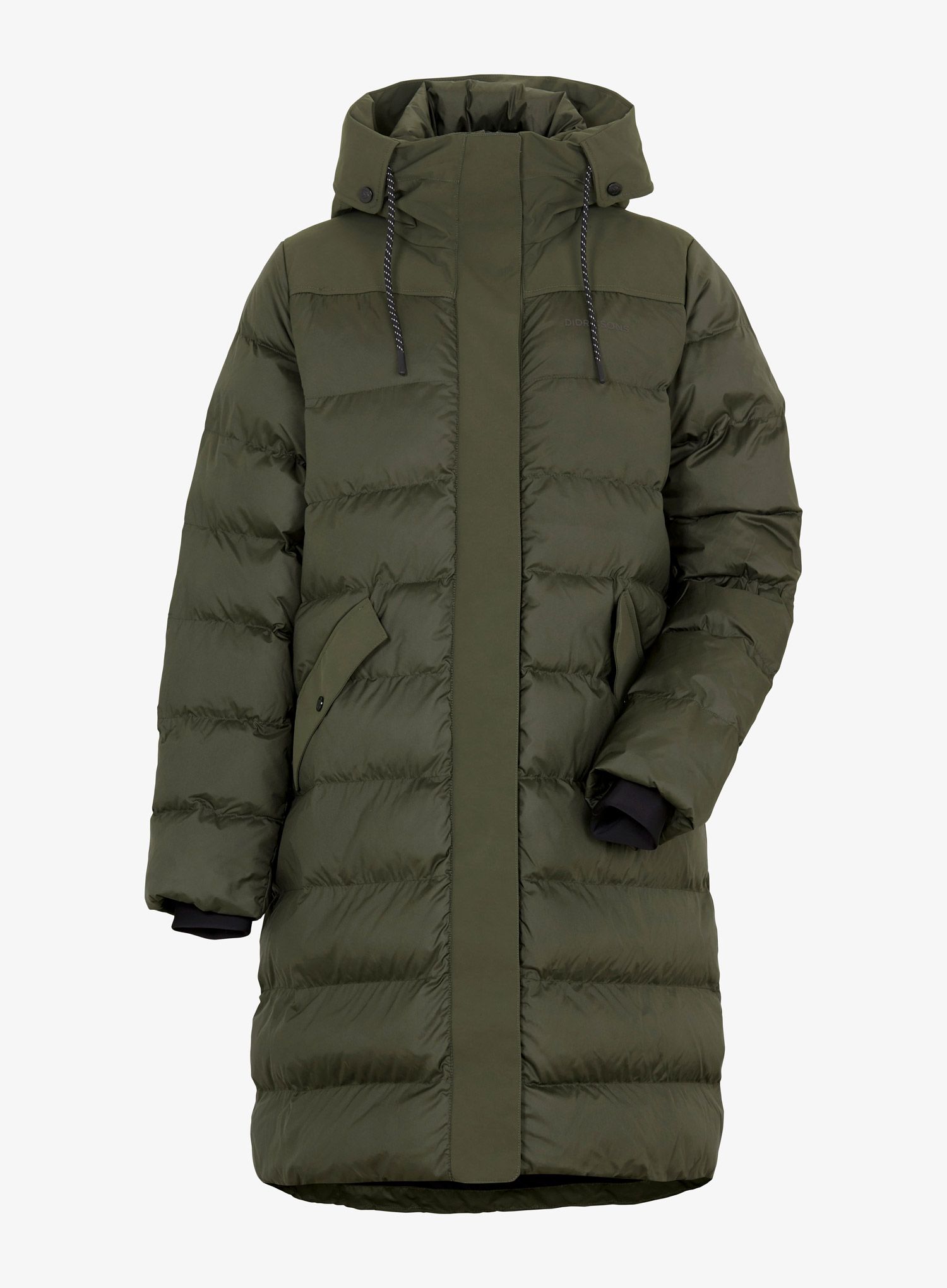 Ženski plašč Didriksons Fay Parka - deep green