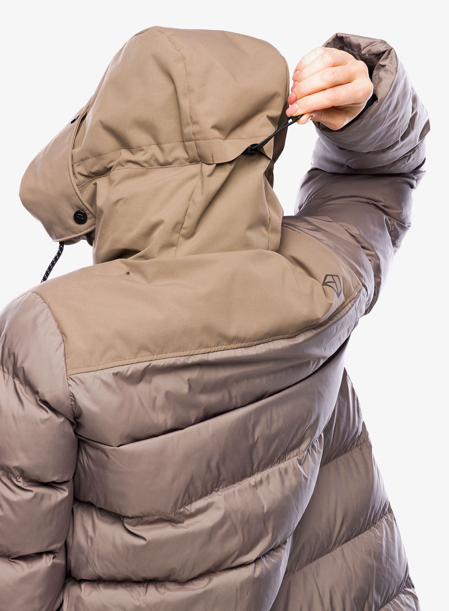 Ženska zimska jakna Didriksons Fay Parka - bark