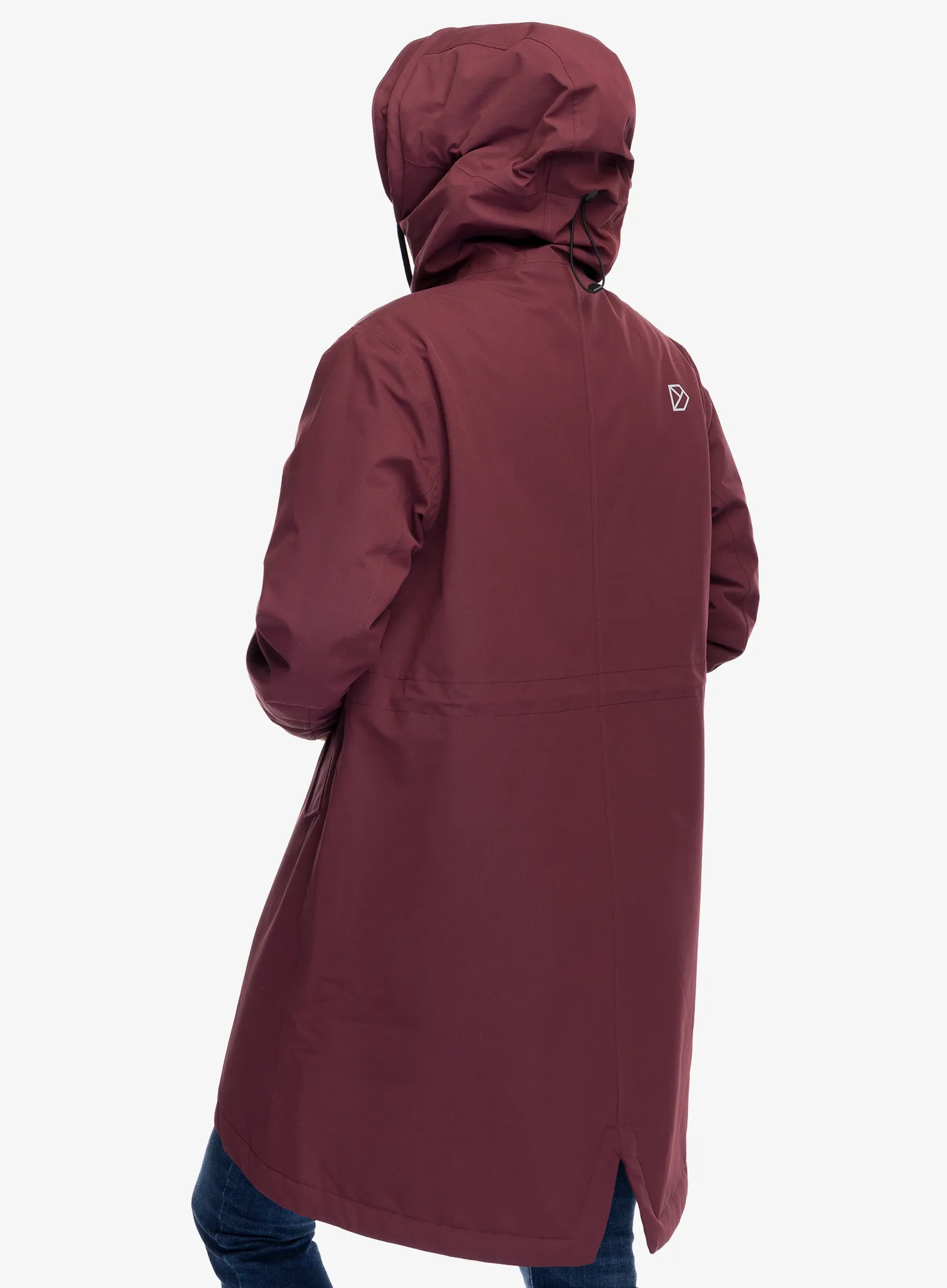 Ženski plašč Didriksons Fia Parka - old rust