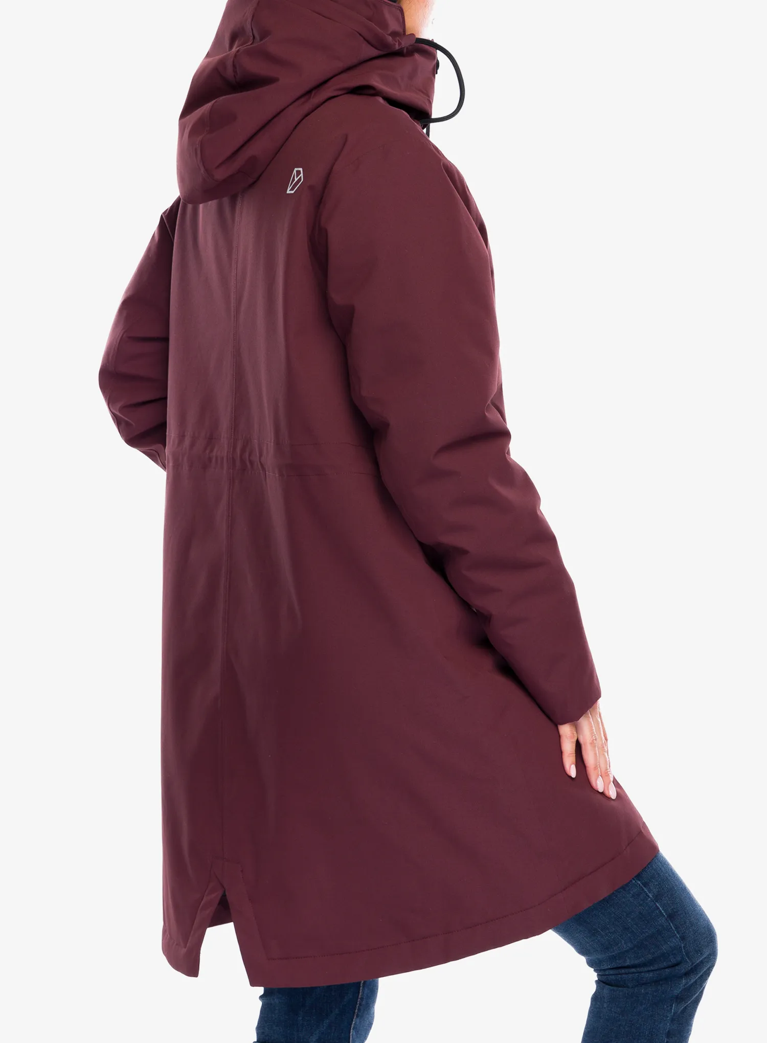 Ženski plašč Didriksons Fia Parka - old rust