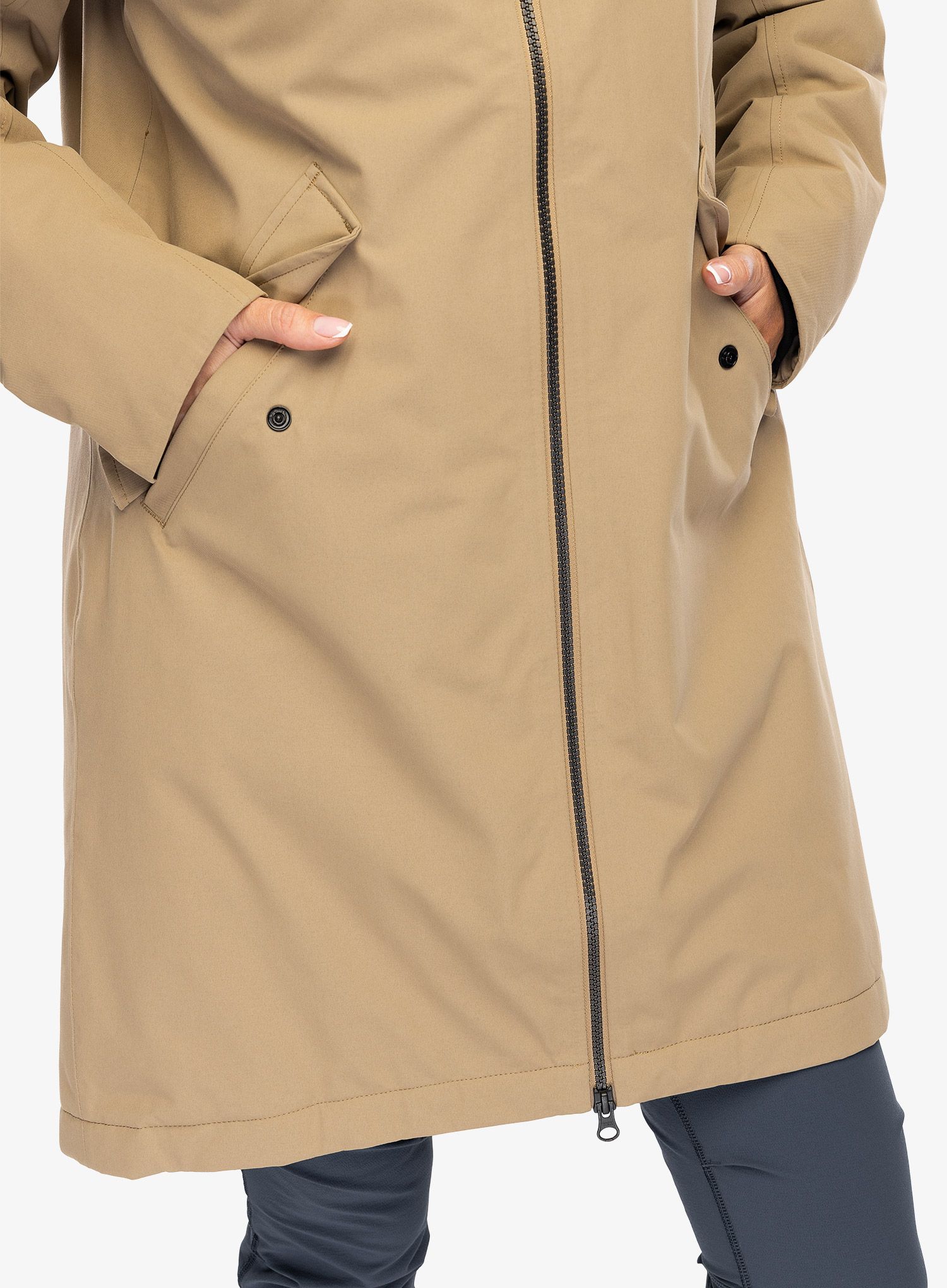 Ženski plašč Didriksons Fia Parka - wood